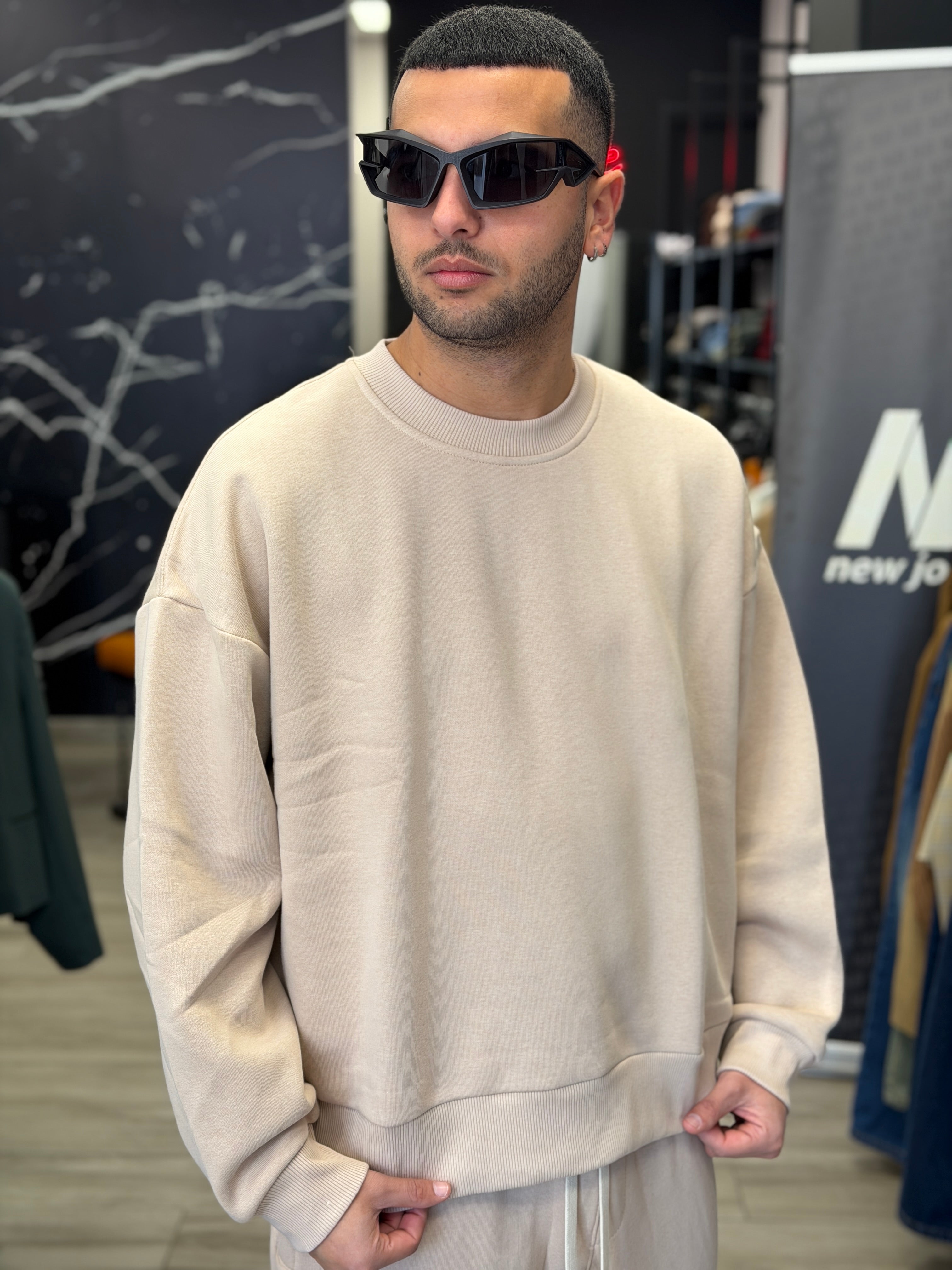 Felpa girocollo shark NJB