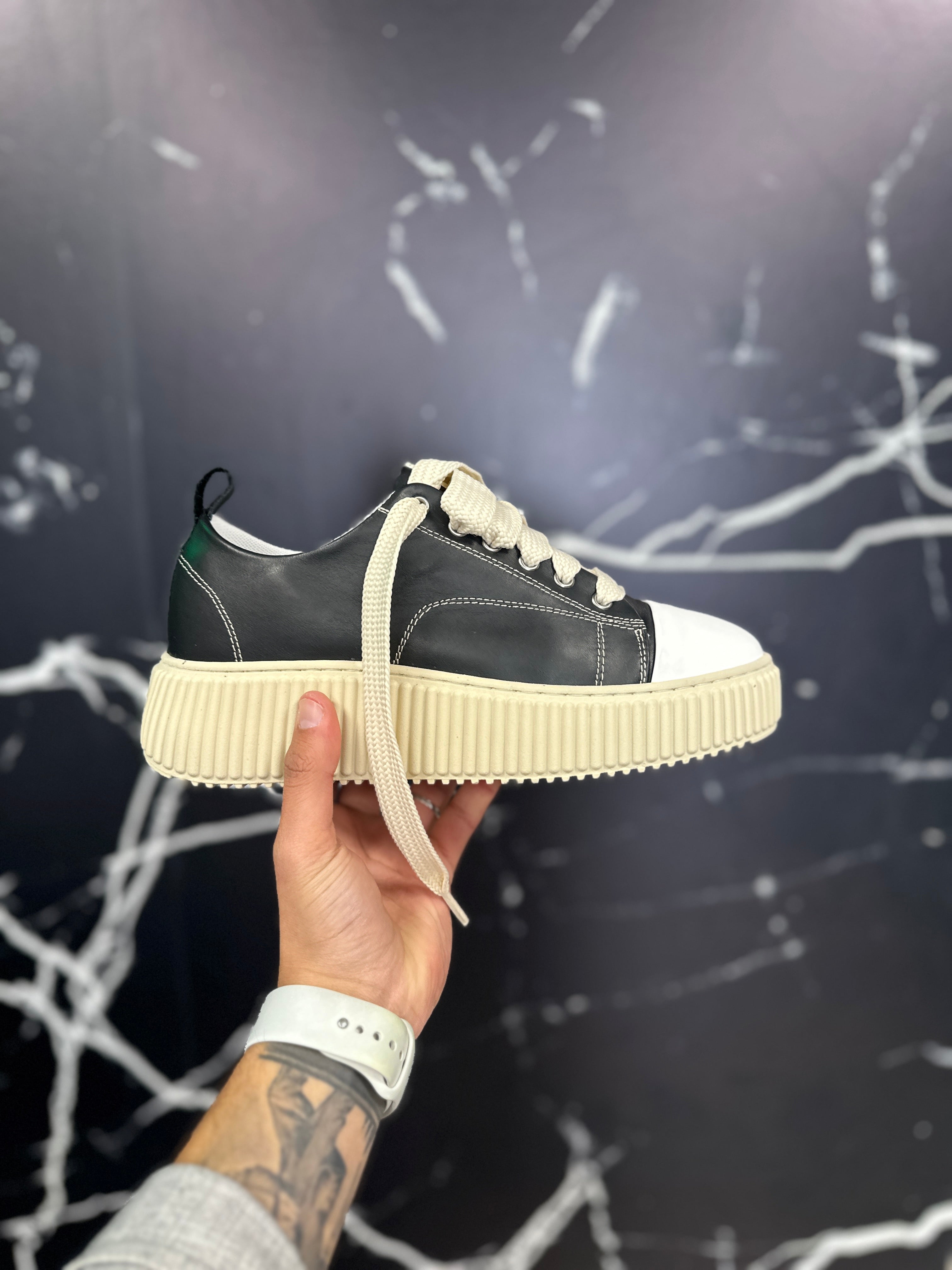 Sneakers megan in pelle