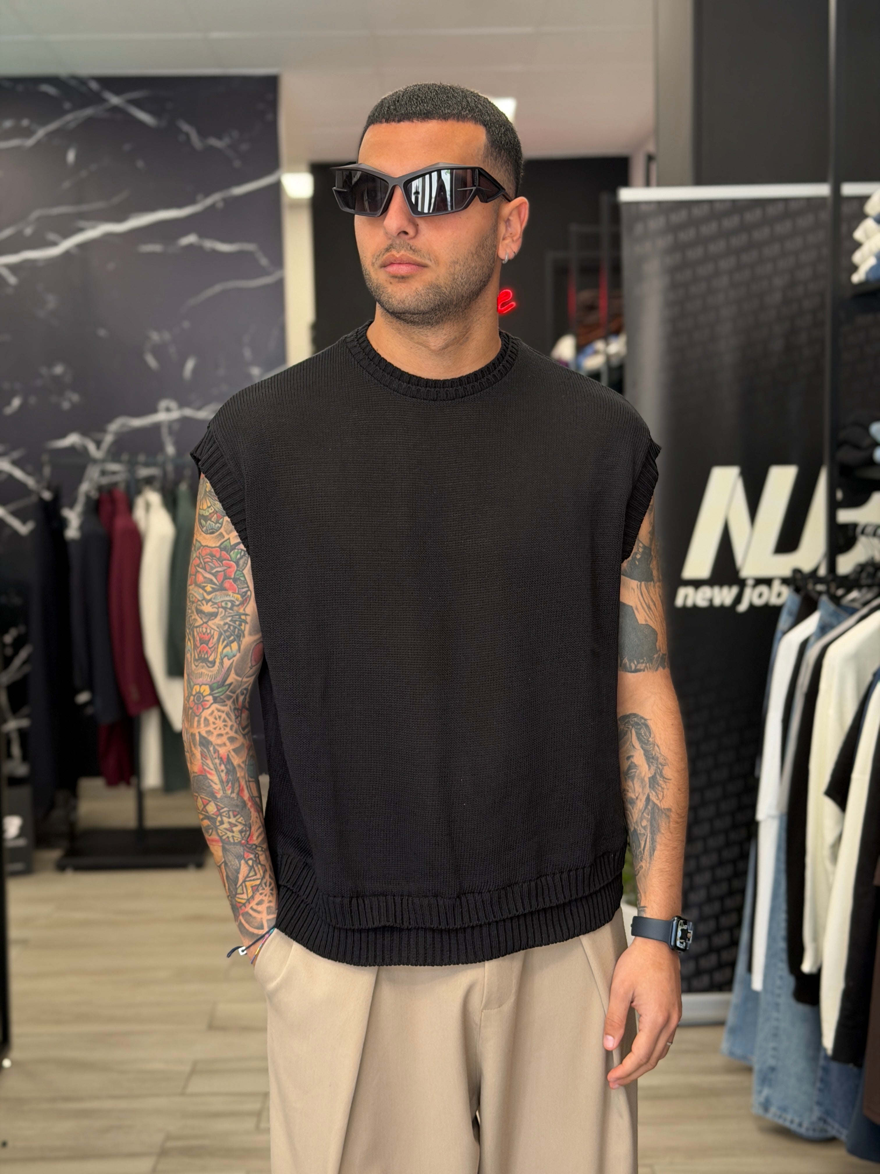 Smanicato con doppia balza NJB