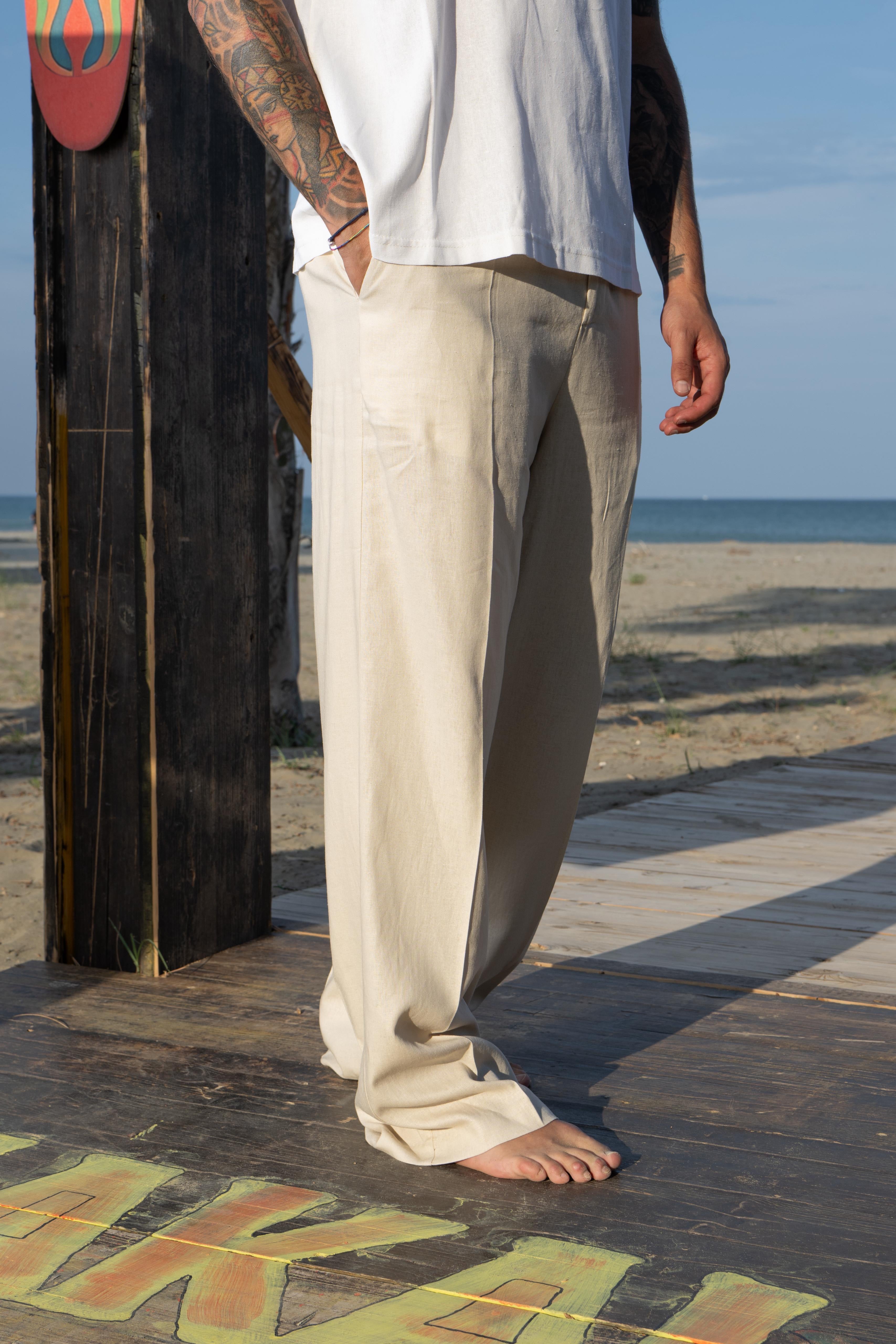 Panta Bali in lino NJB