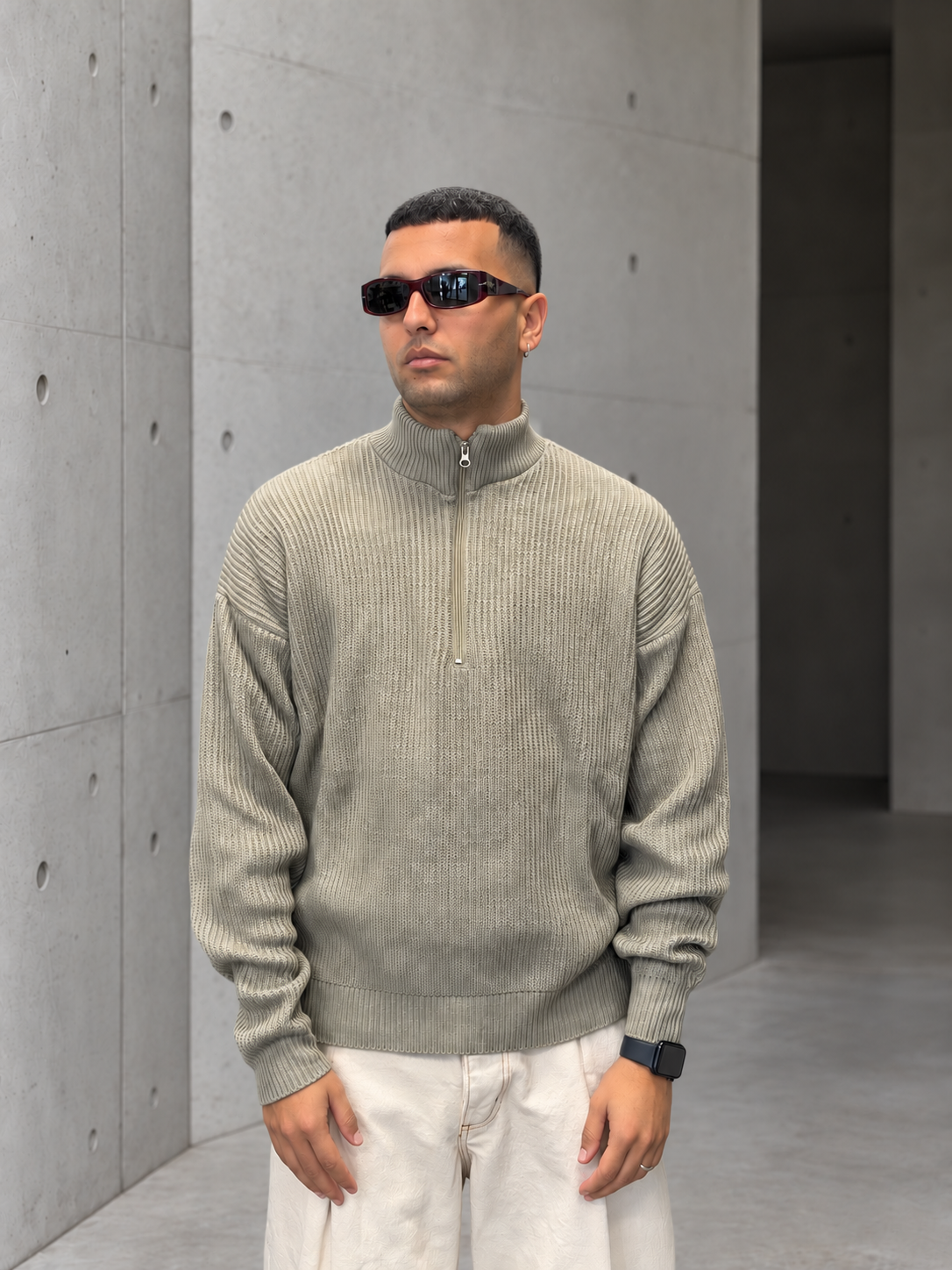 Pullover mezzazip NJB