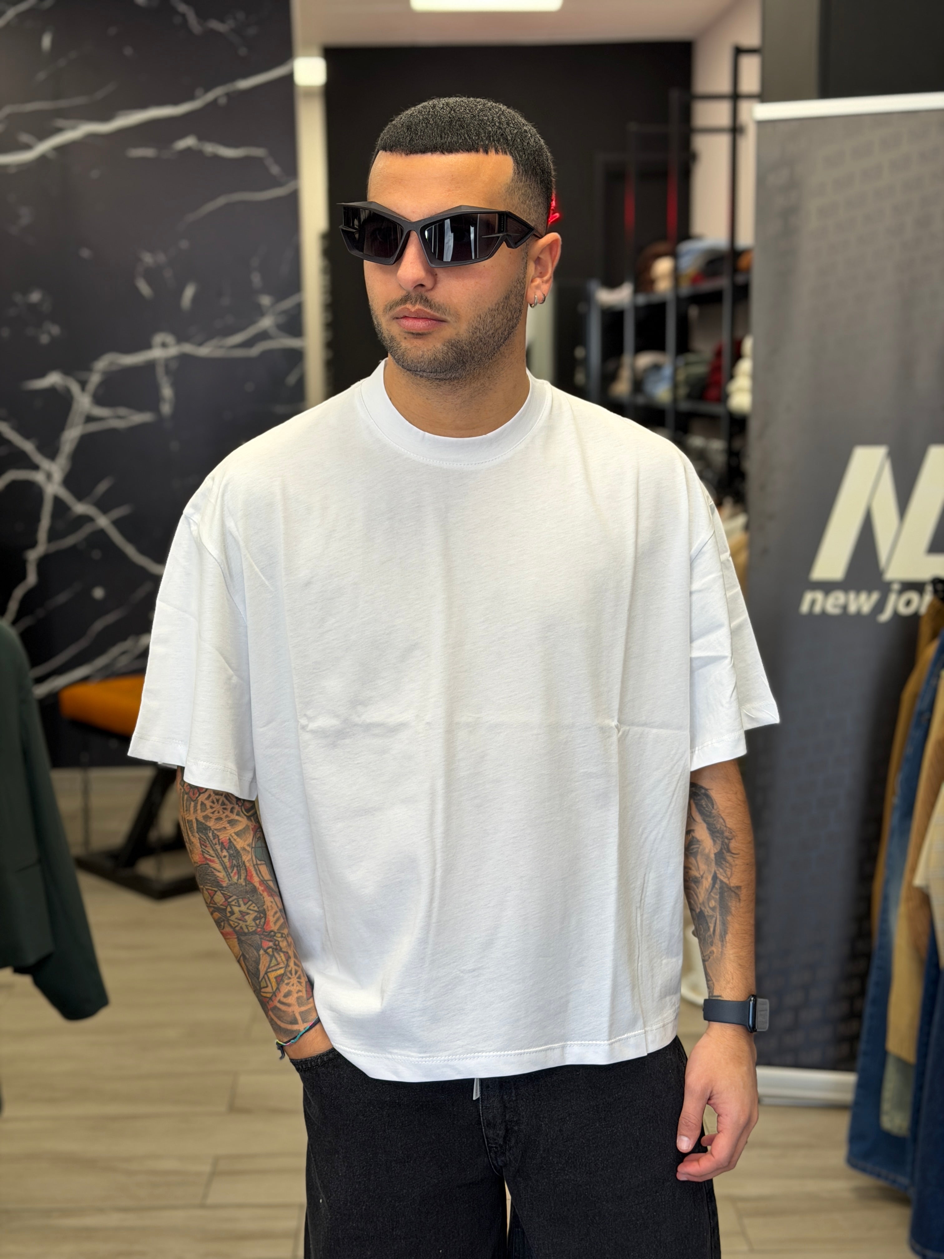 T-shirt quarzo crop NJB