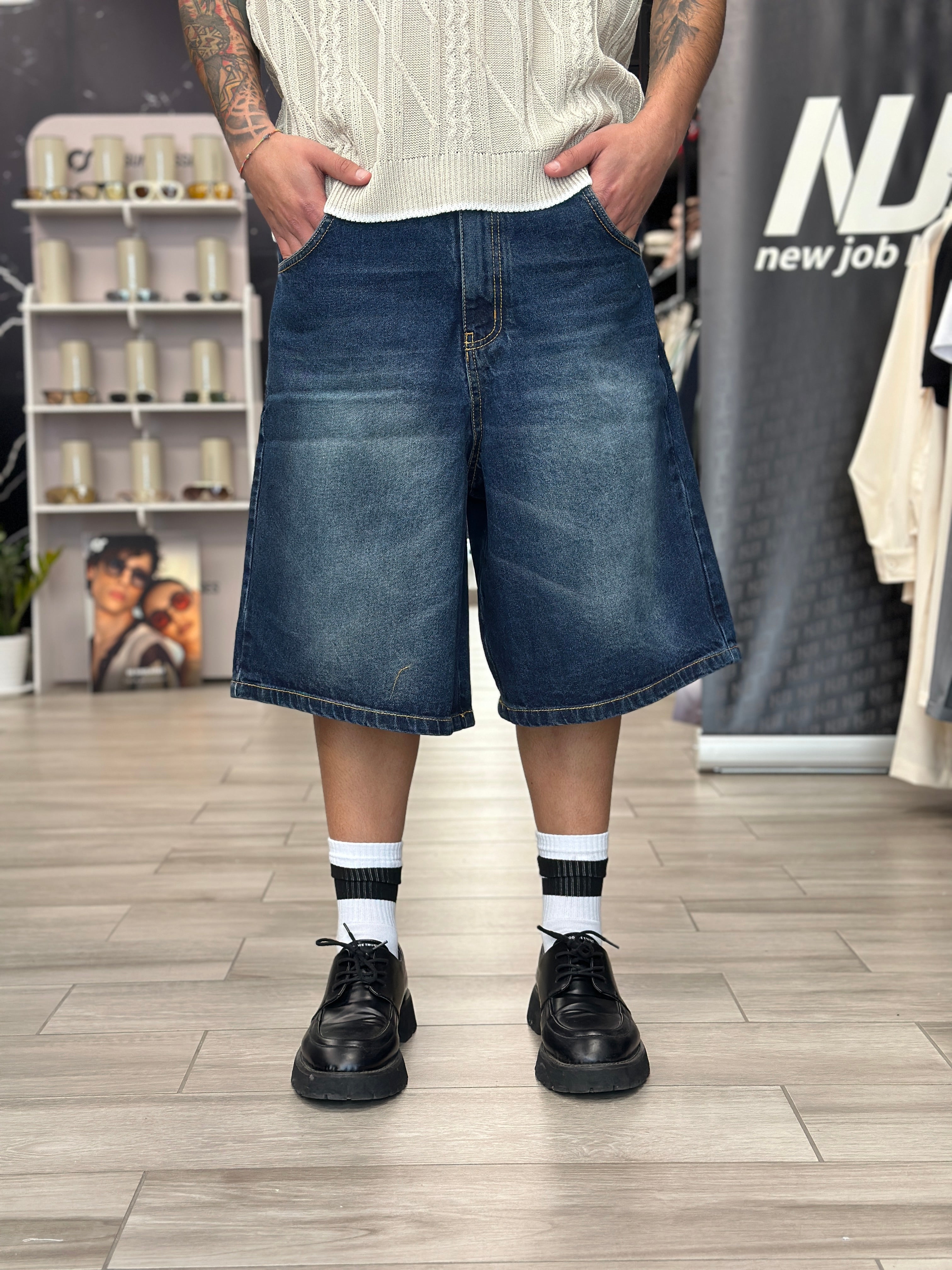 Bermuda denim baggy NJB