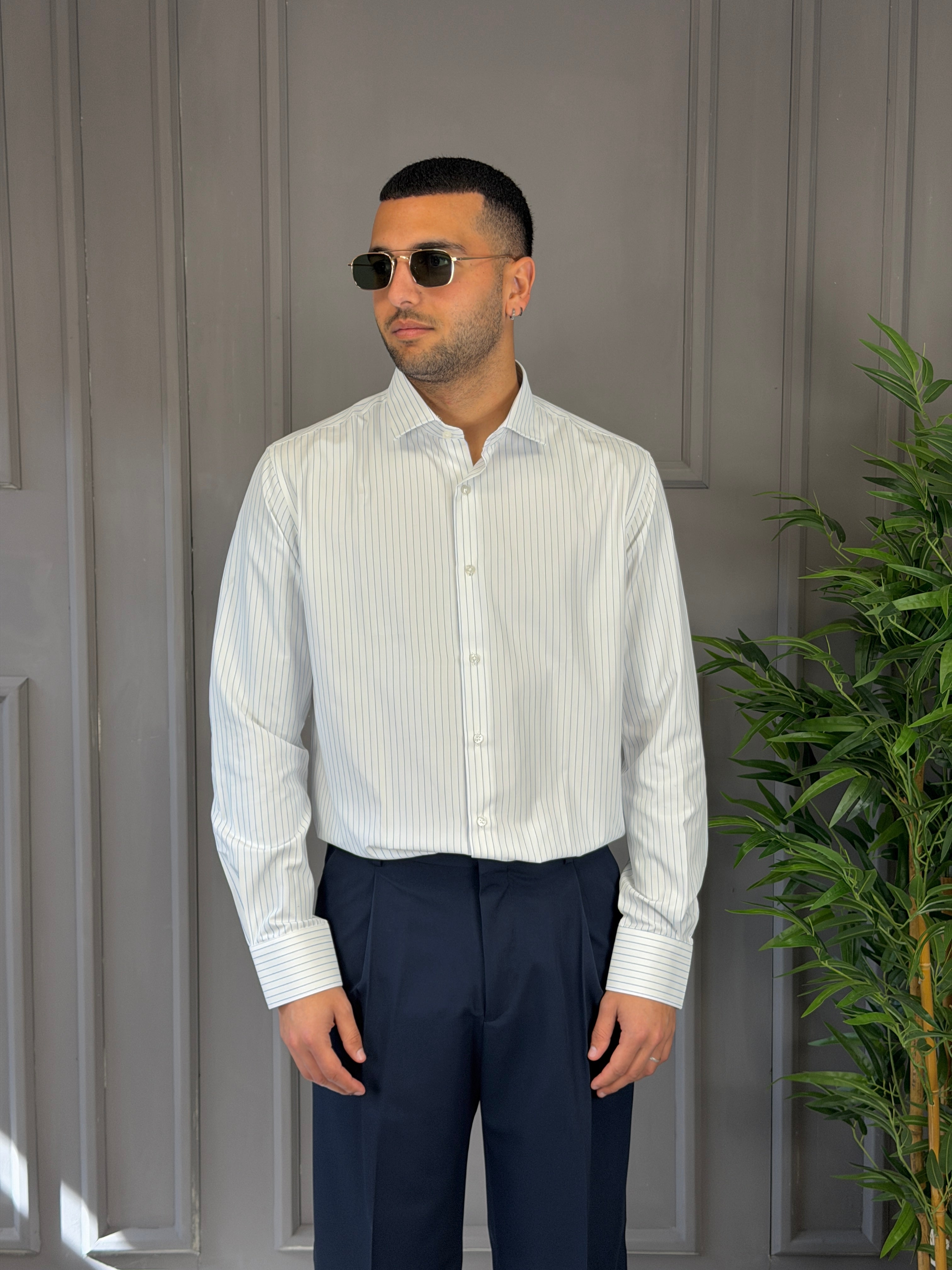 Camicia sartoriale rigata