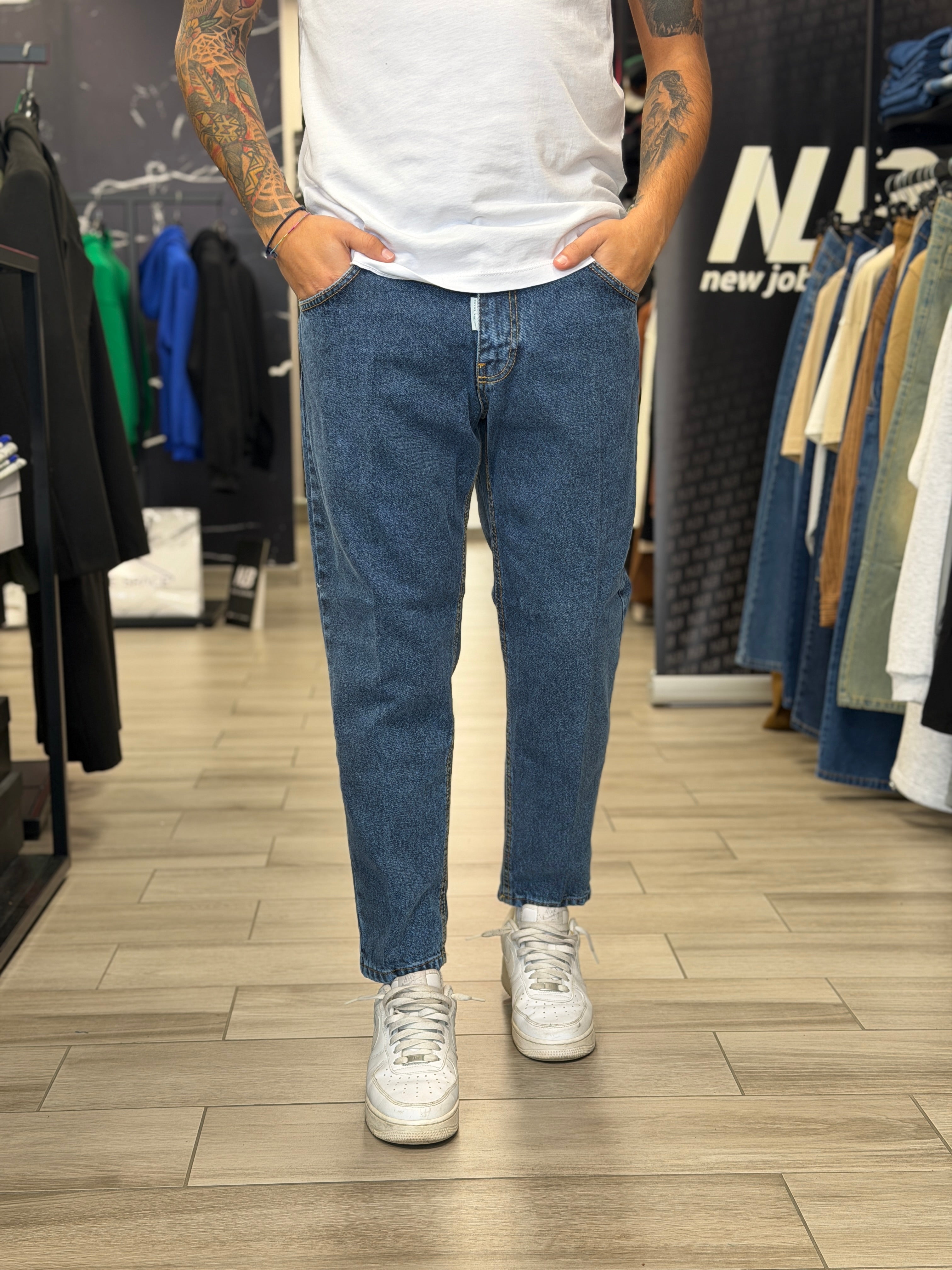 Jeans ALF7 marmo NJB