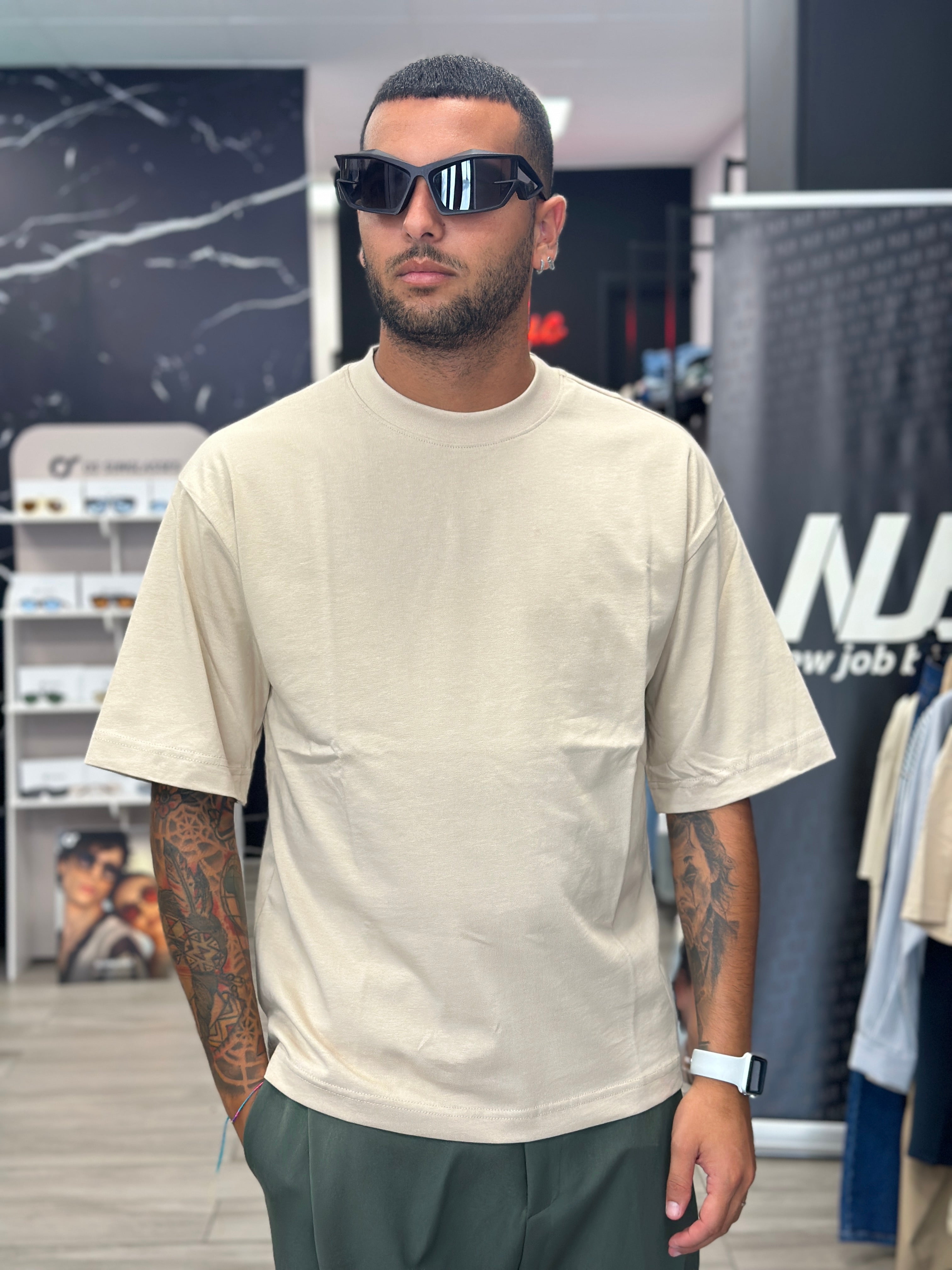 T-shirt mezzo collo NJB