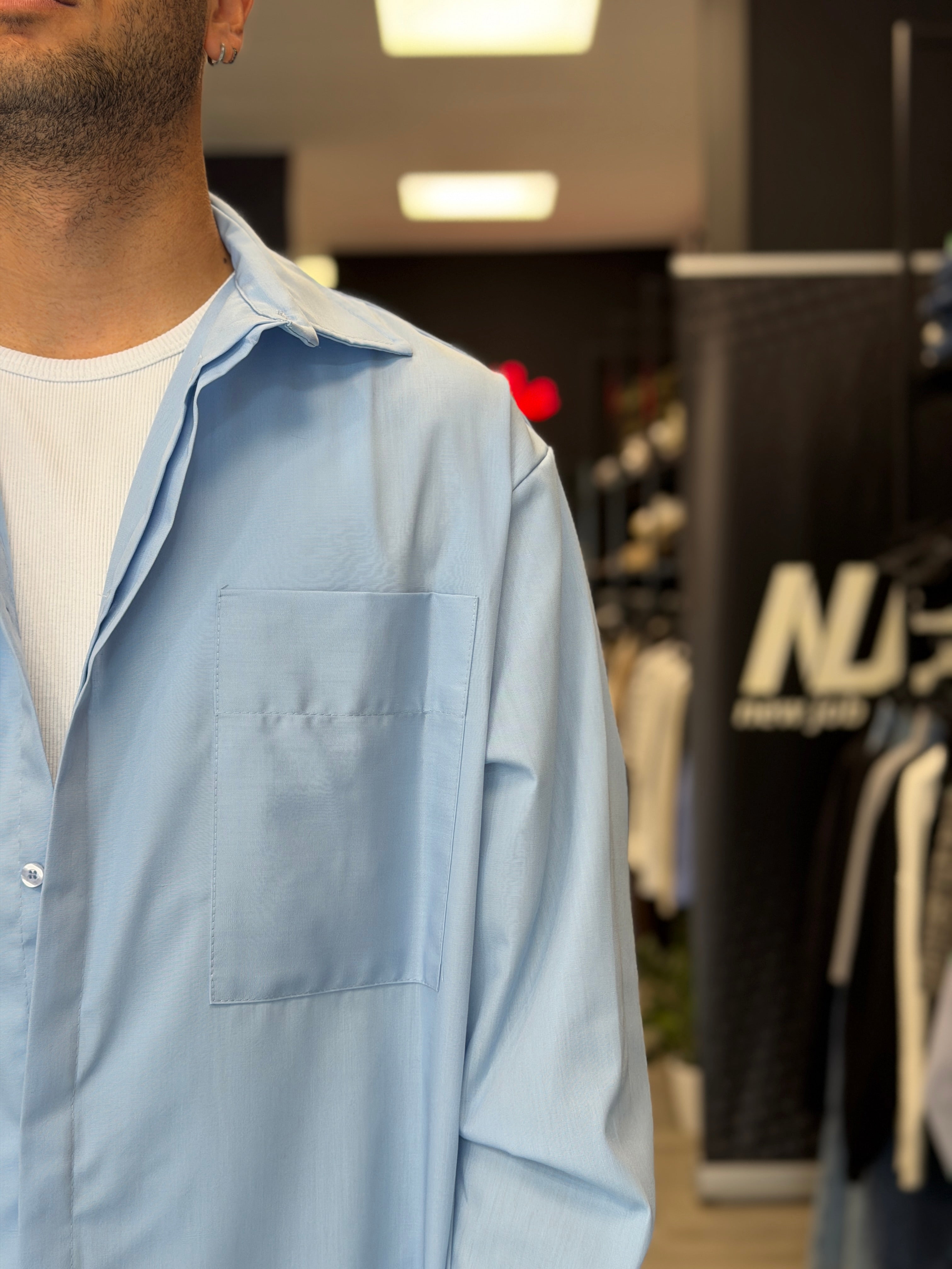 Camicia kris tinta uni NJB