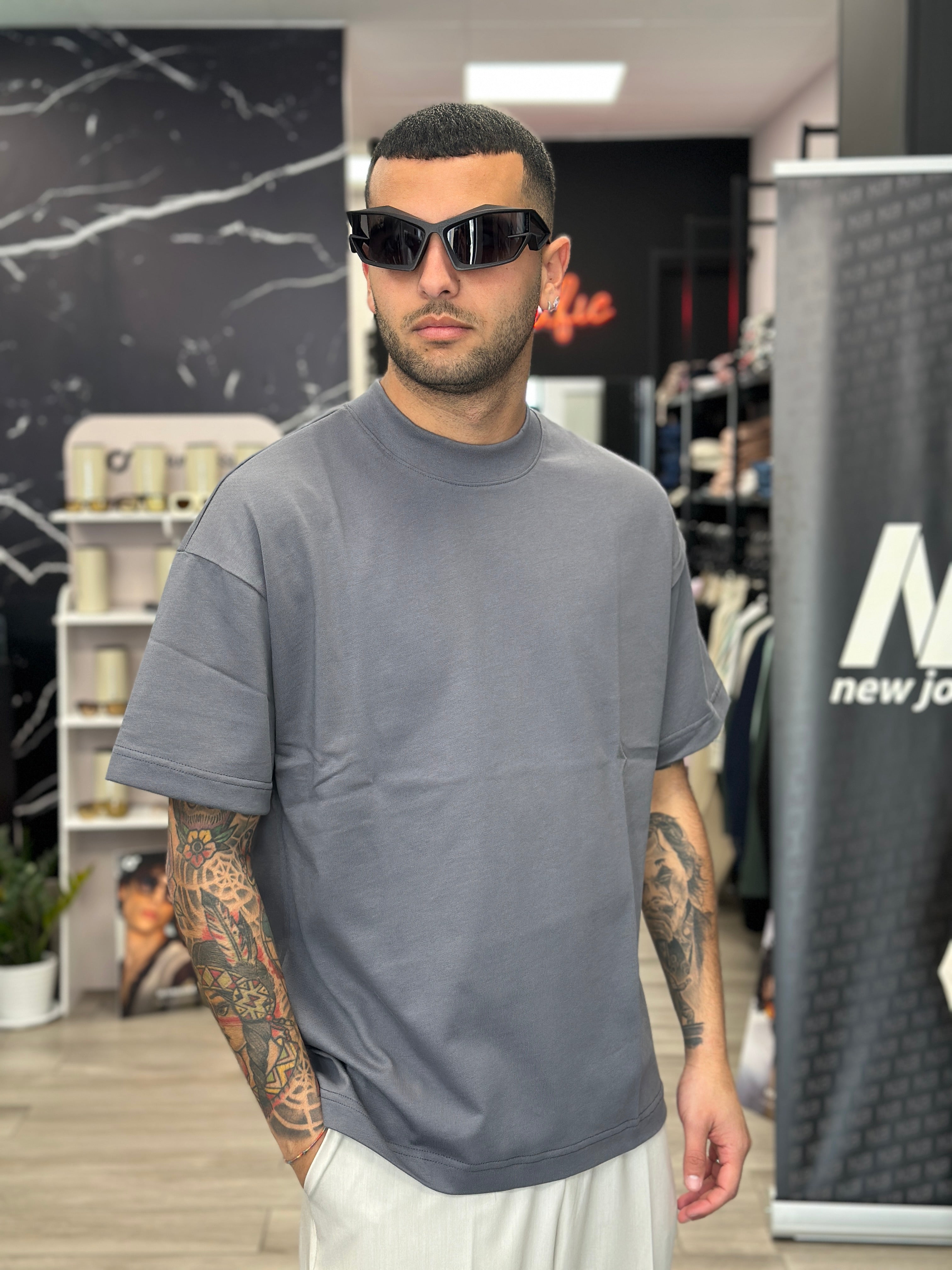 T-shirt mezzo collo NJB