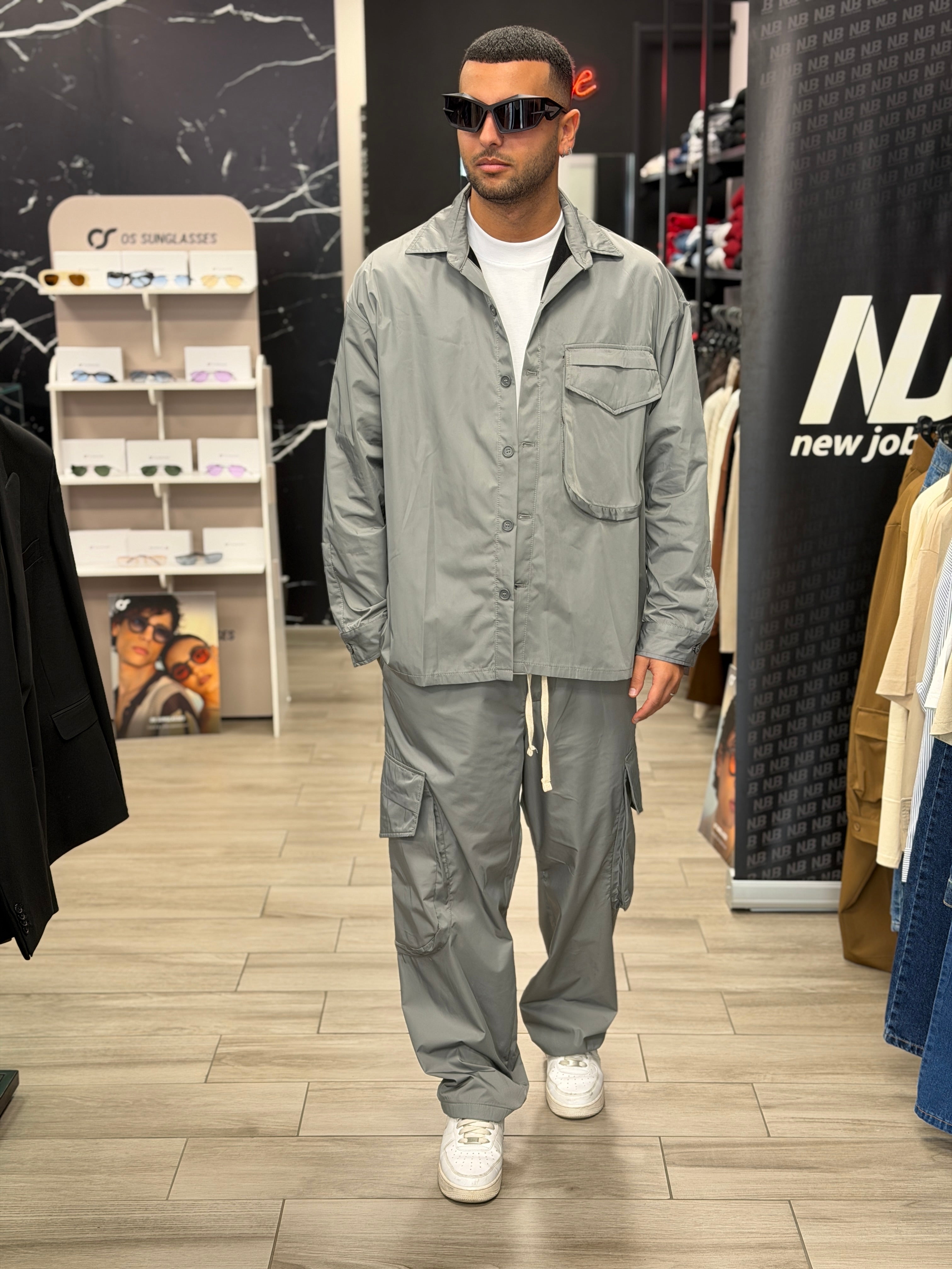 Coordinato tessuto tecnico ESSENCE NOIR