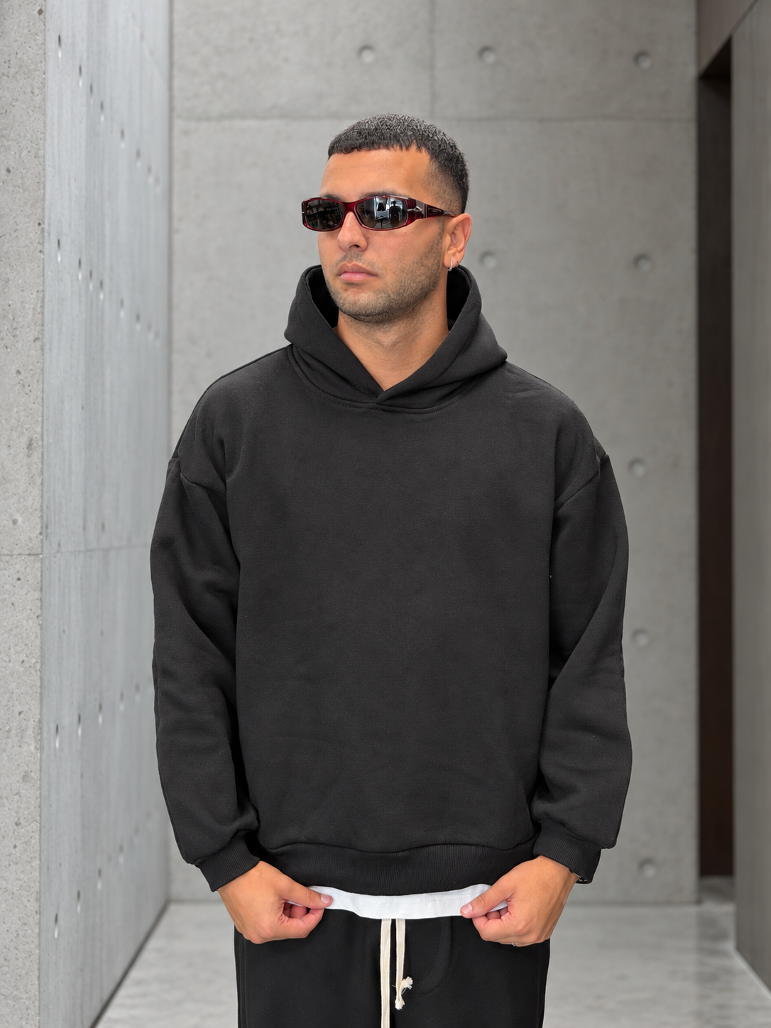 Felpa boxy regular NJB