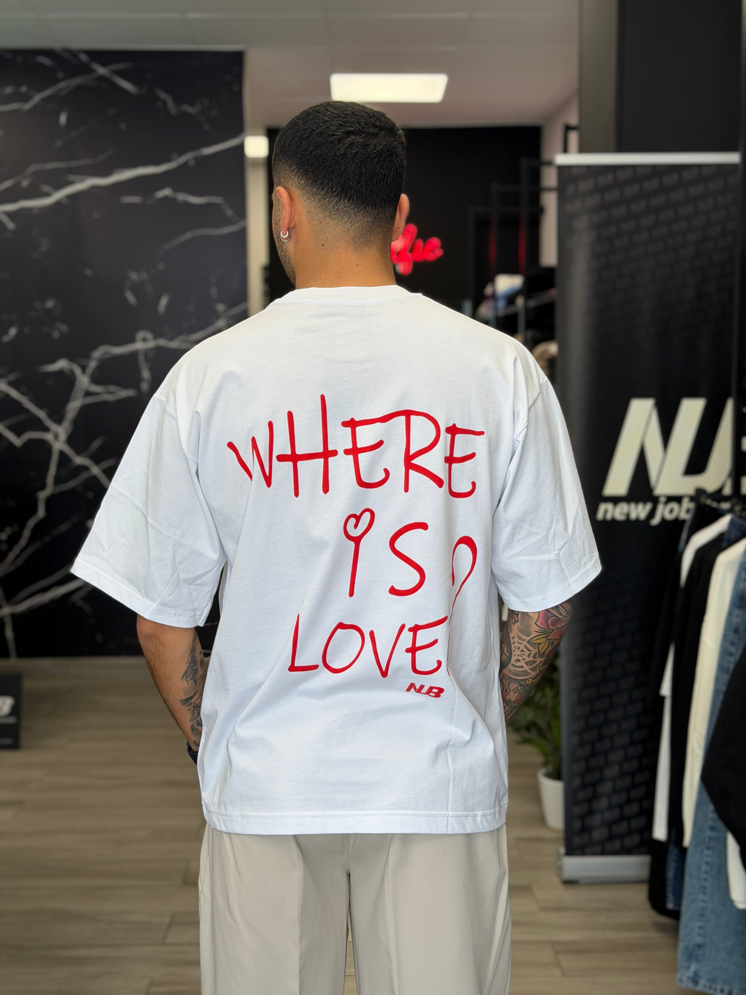 T-shirt WHERE IS LOVE NJB