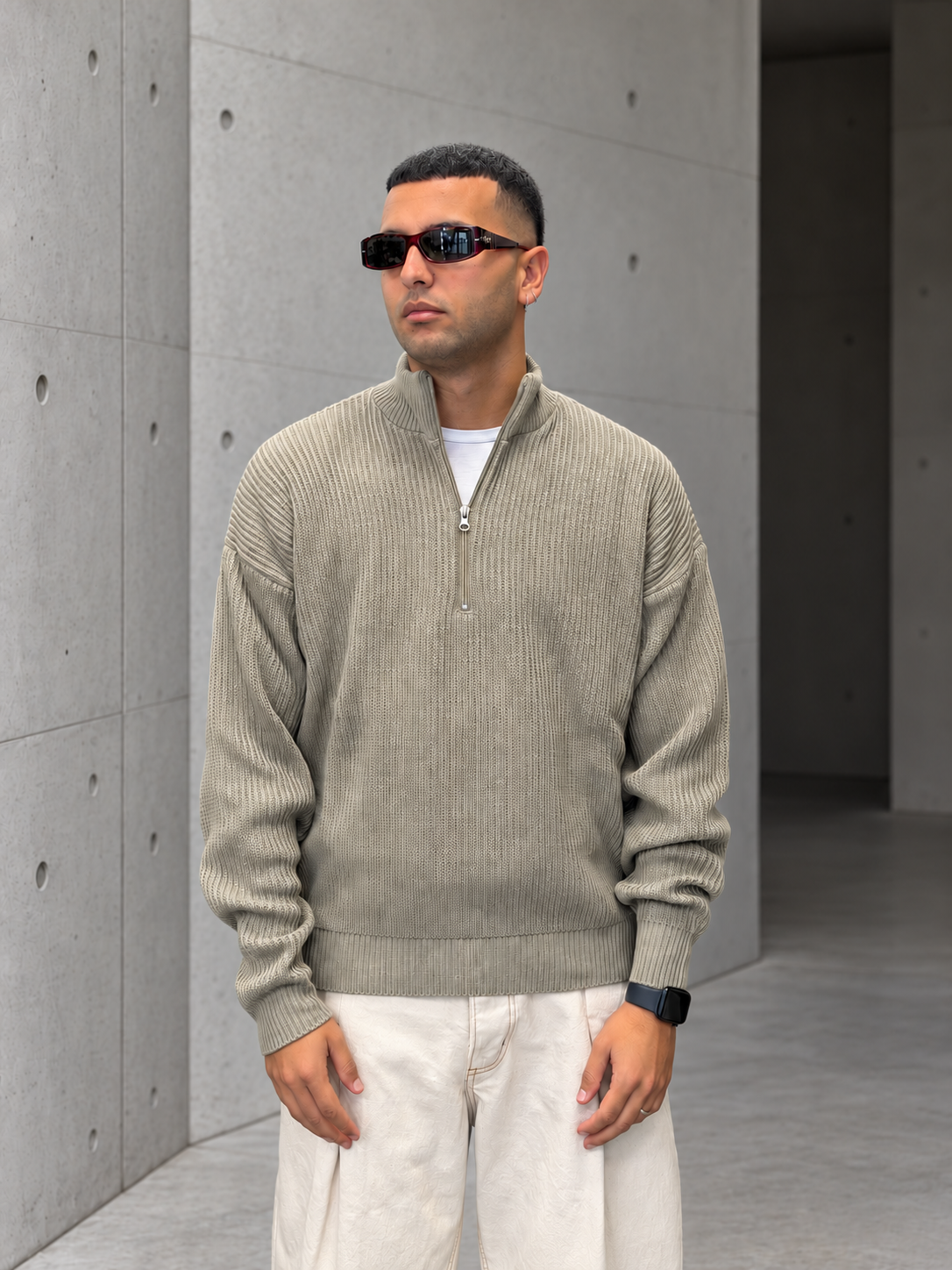 Pullover mezzazip NJB
