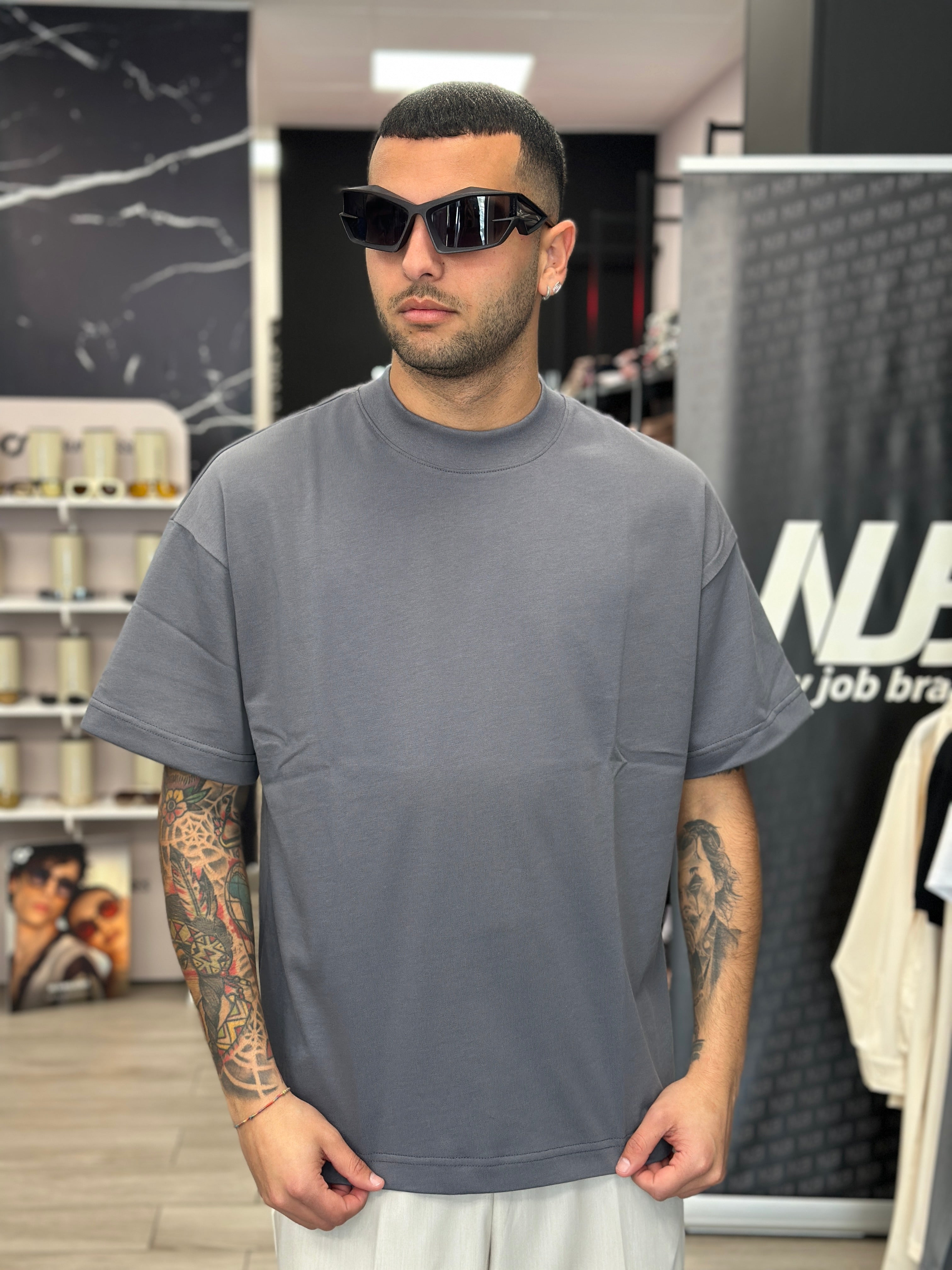 T-shirt mezzo collo NJB