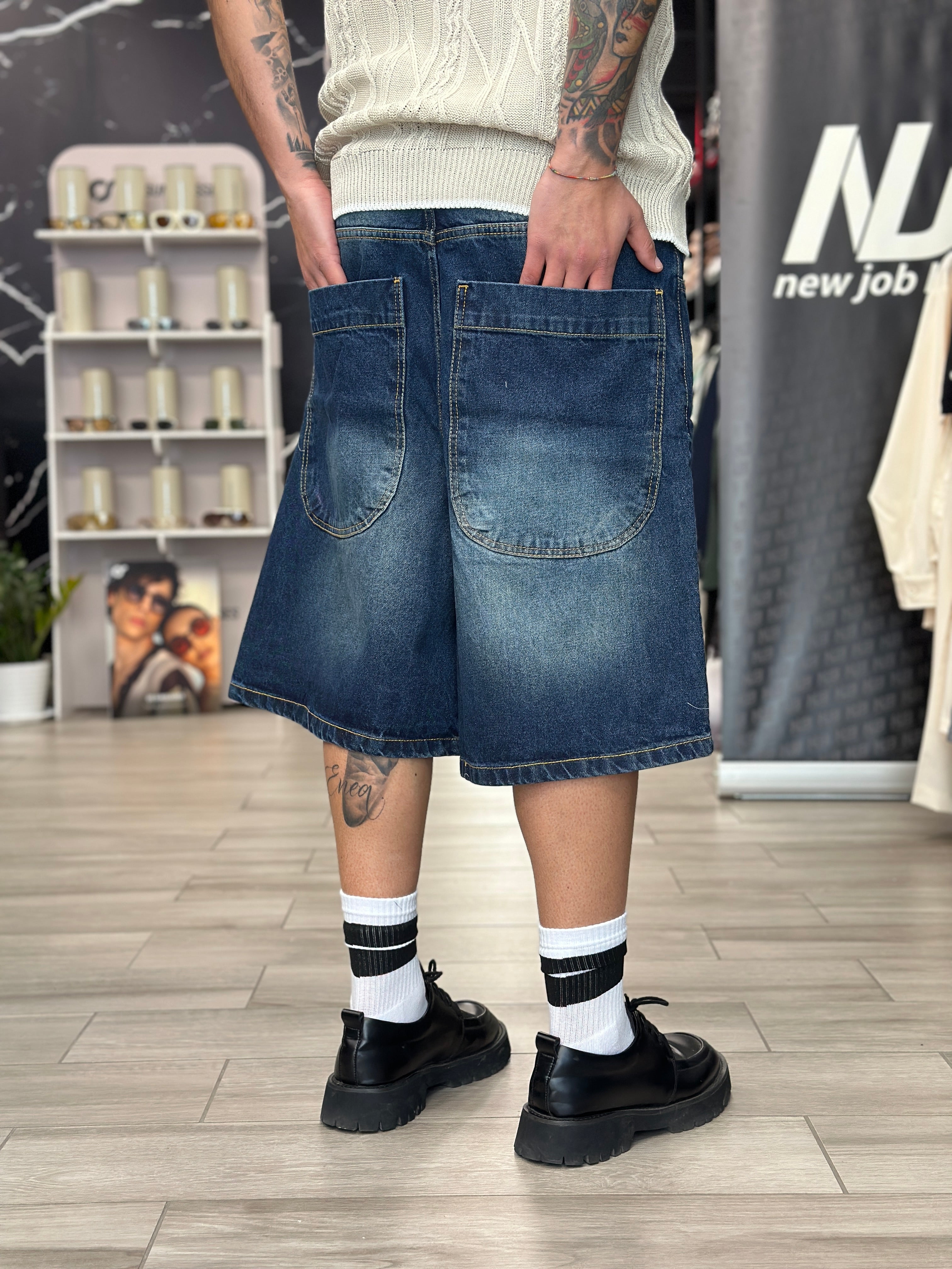 Bermuda denim baggy NJB
