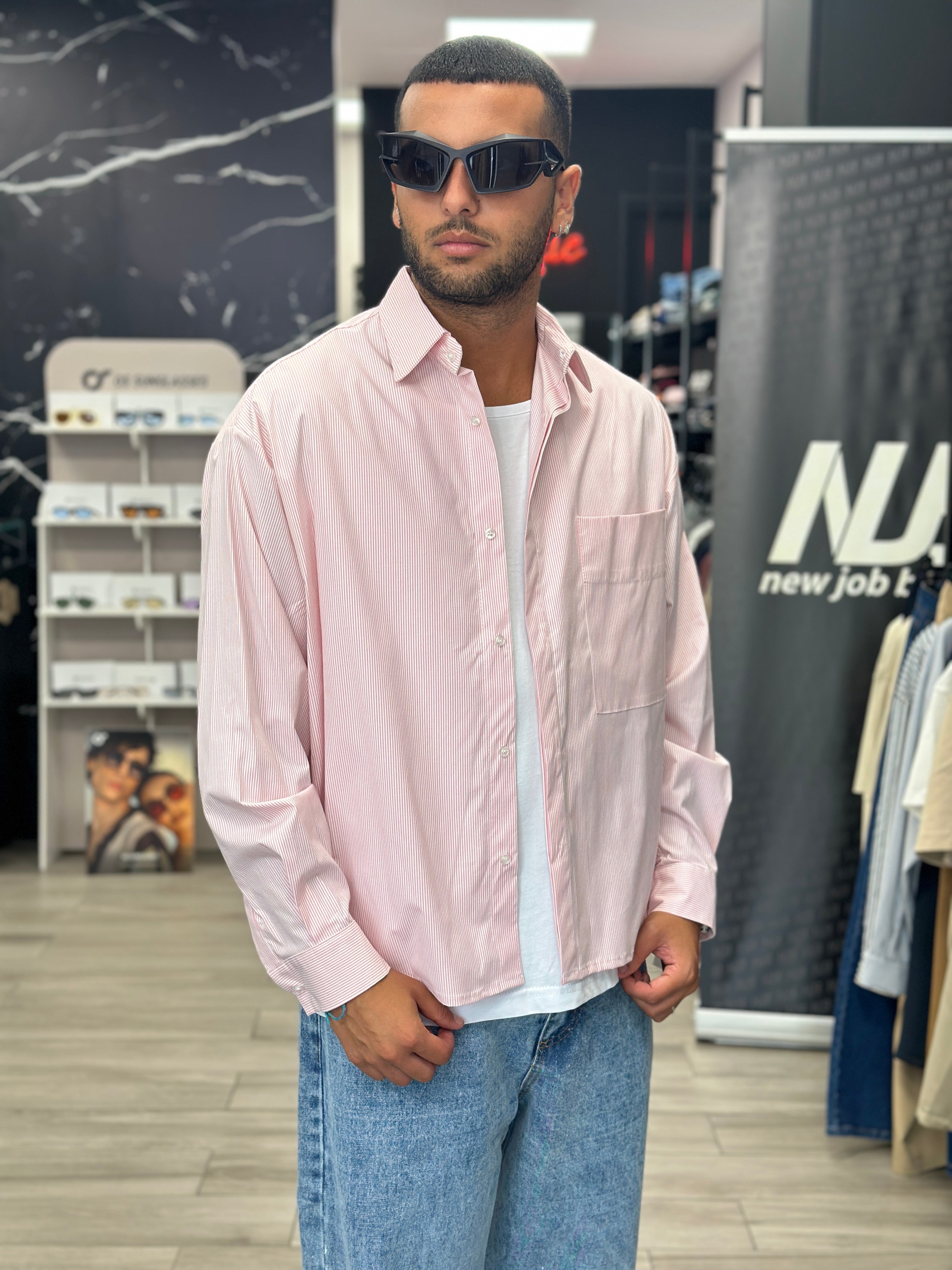 Camicia stondo rigata NJB