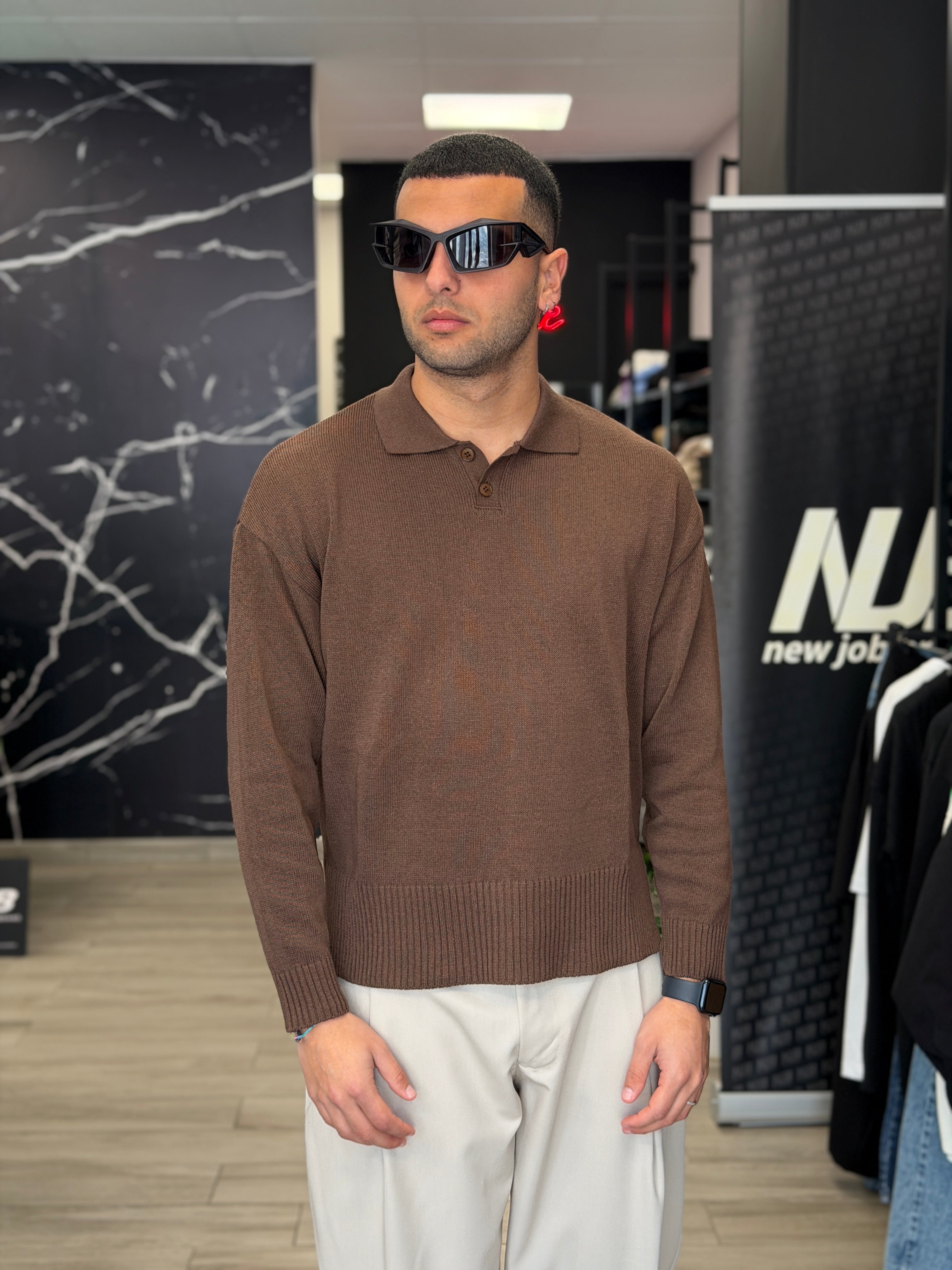 Polo crop rasata NJB