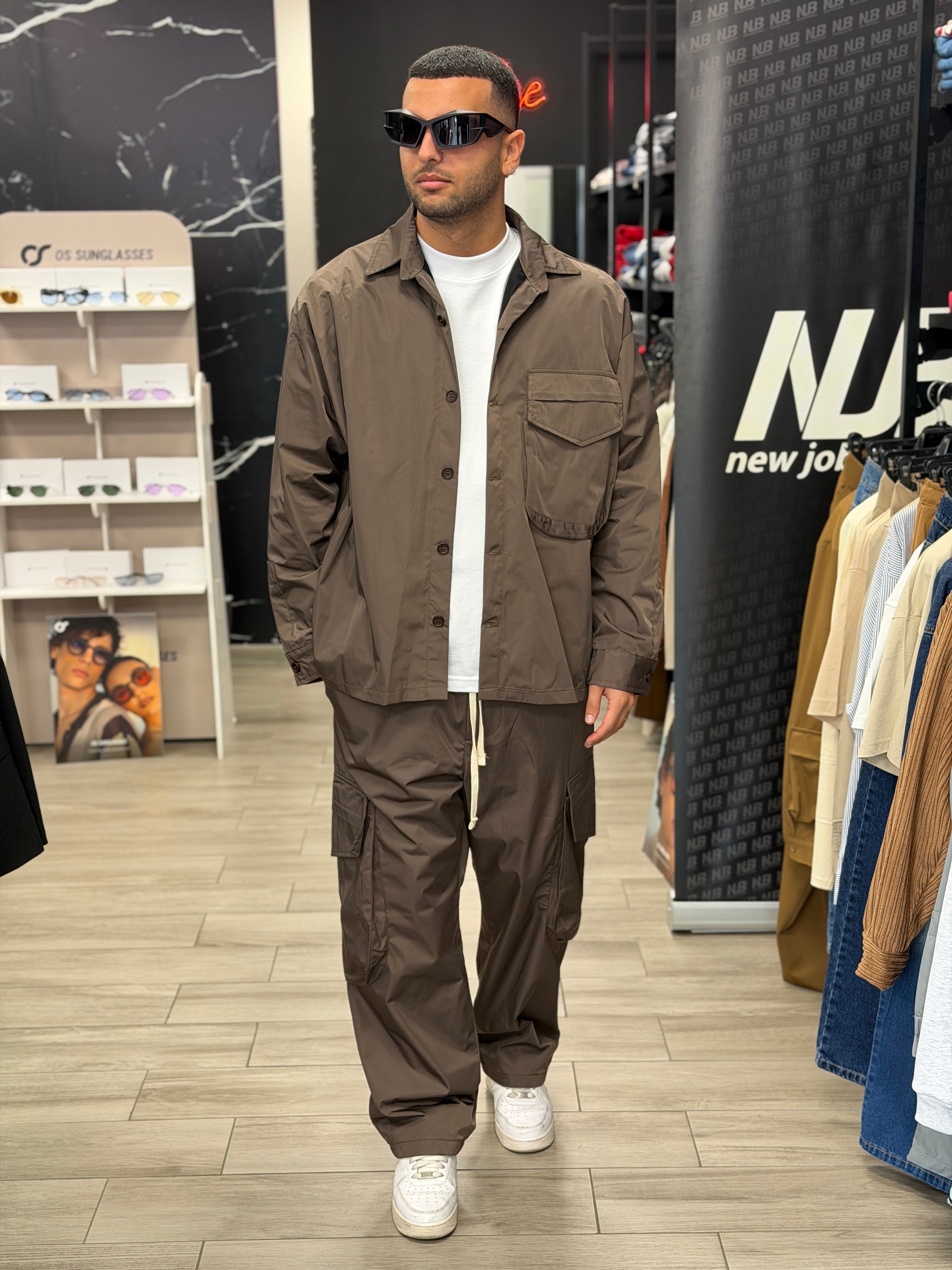 Coordinato tessuto tecnico ESSENCE NOIR