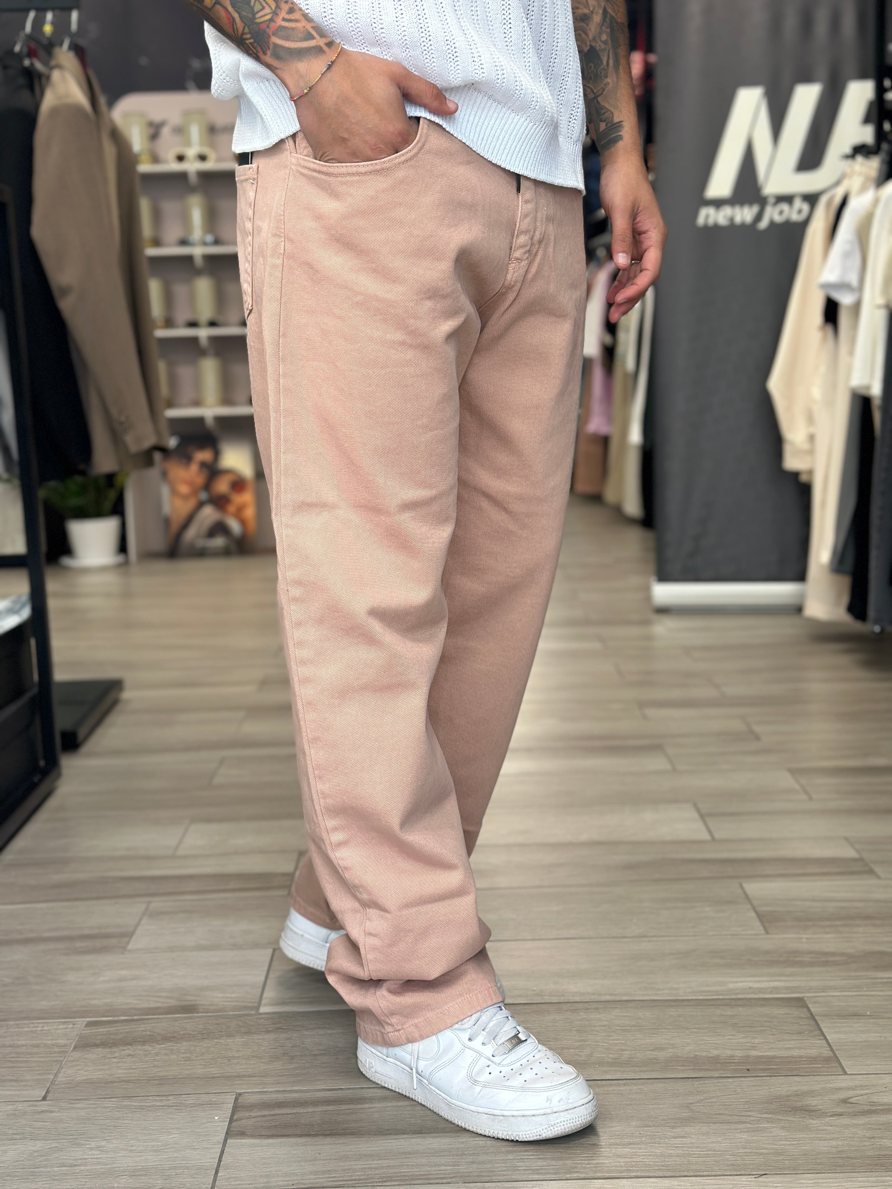 Jeans alf25 rosa NJB