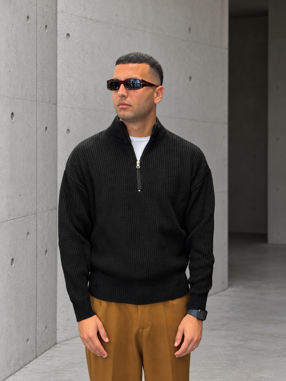 Pullover mezzazip NJB