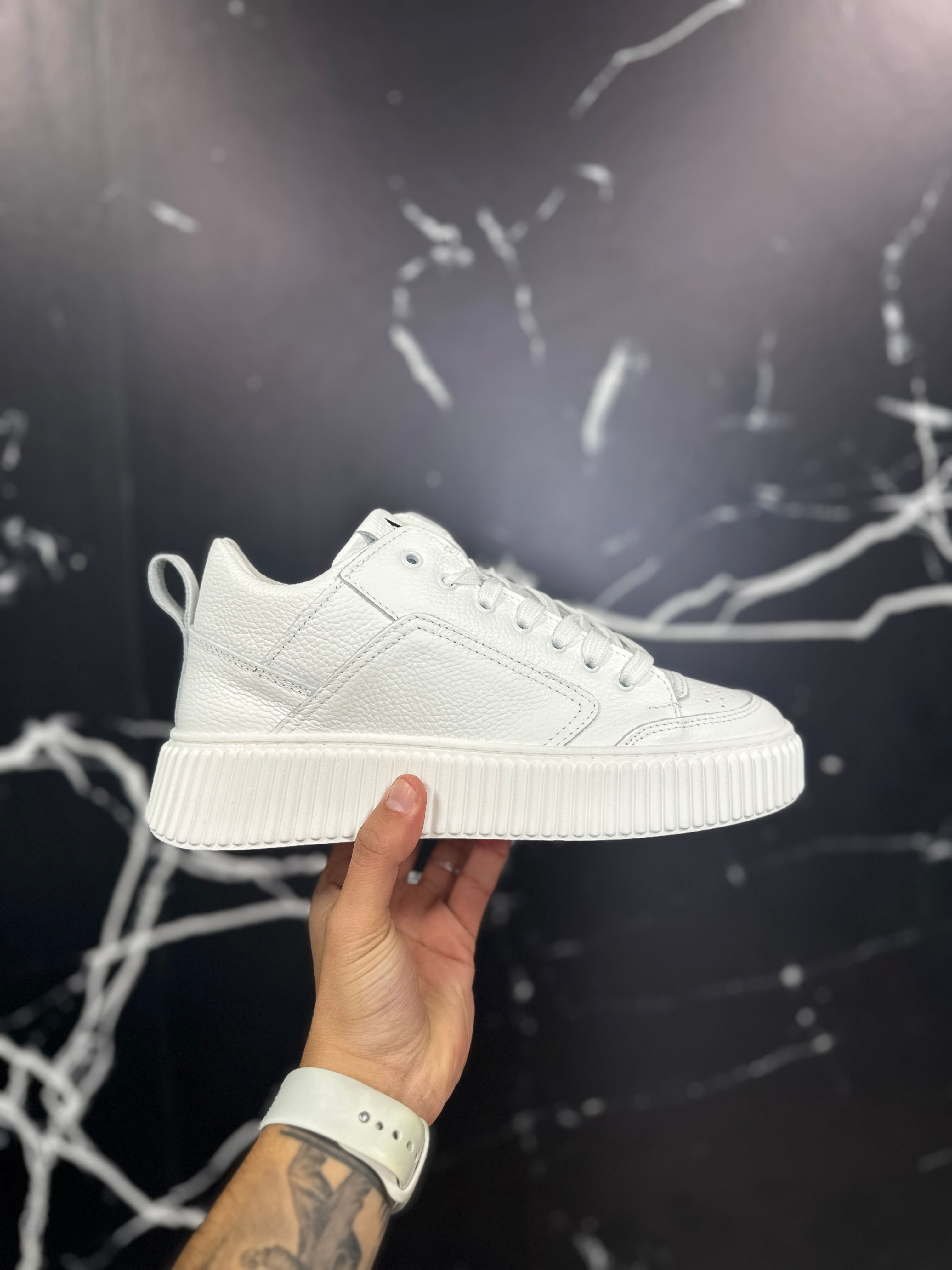 Sneakers in pelle white