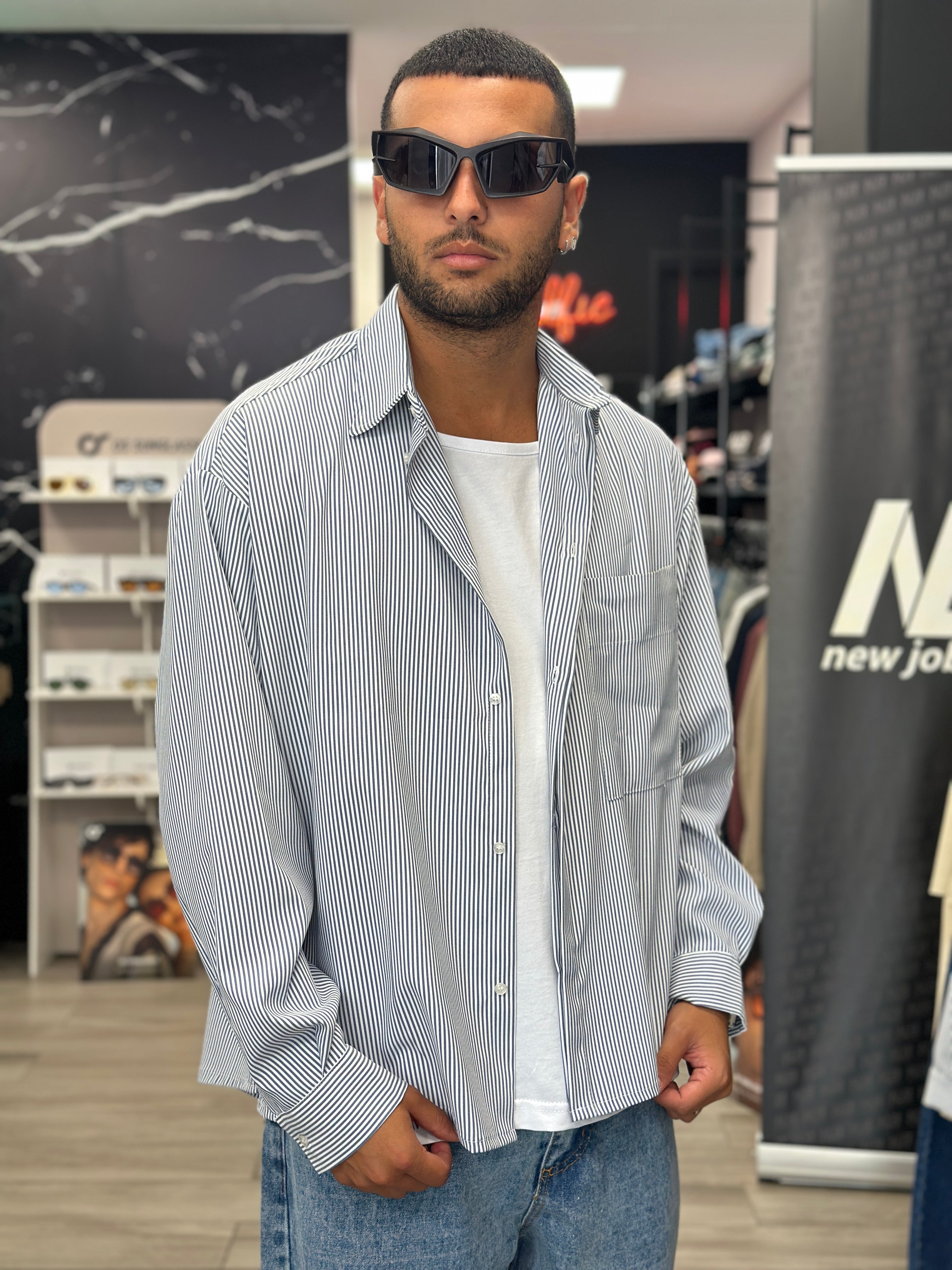 Camicia stondo rigata NJB
