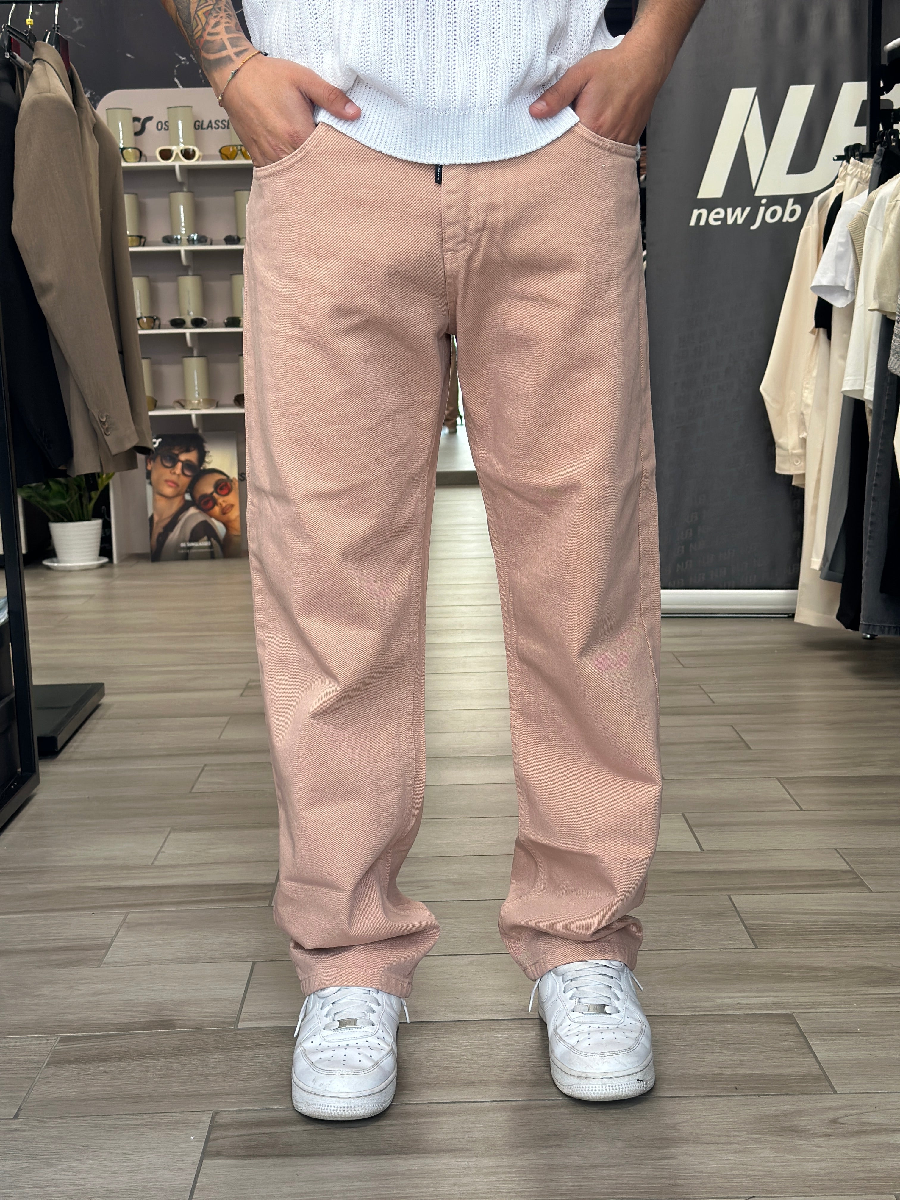 Jeans alf25 rosa NJB