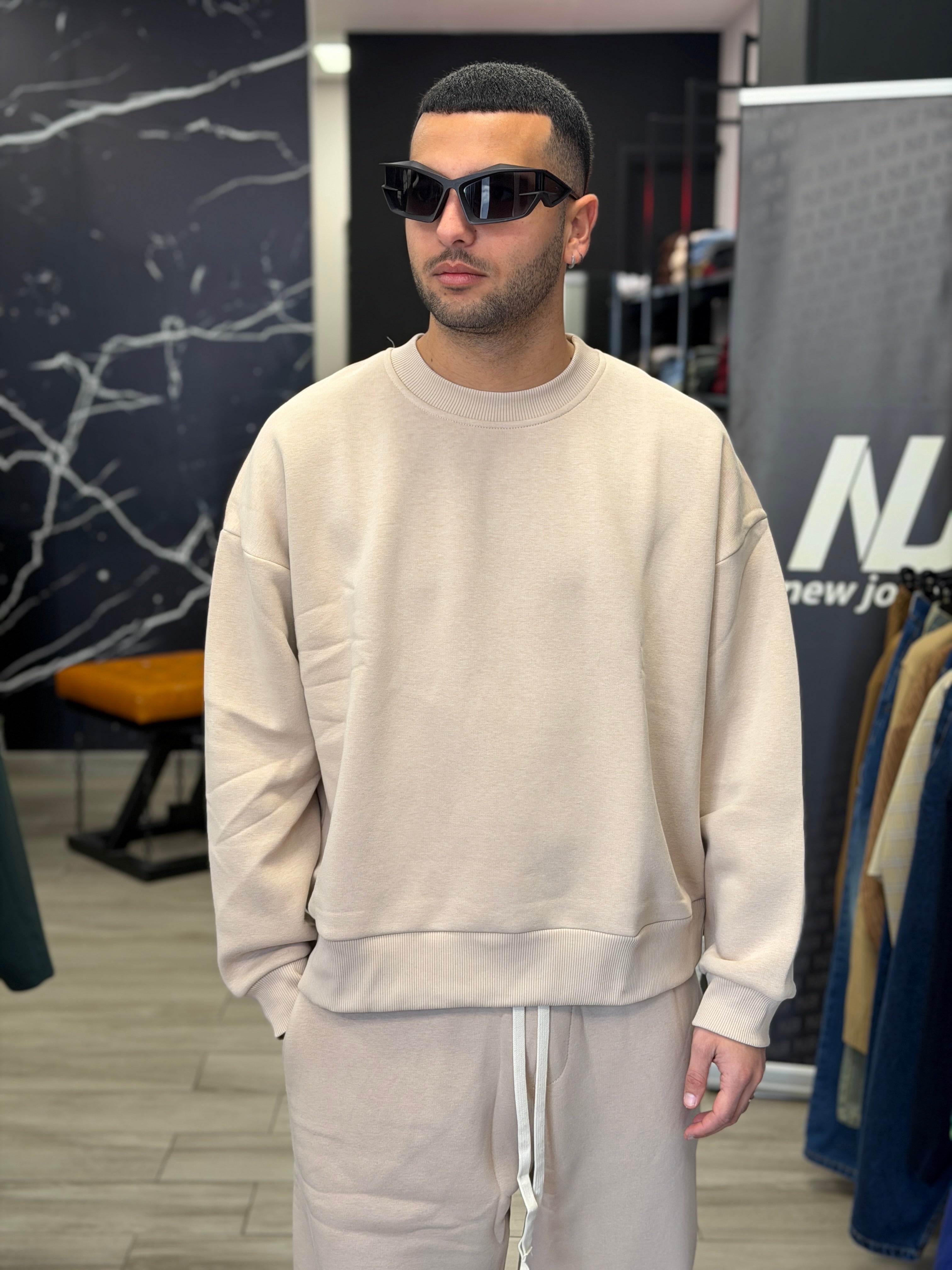 Felpa girocollo shark NJB