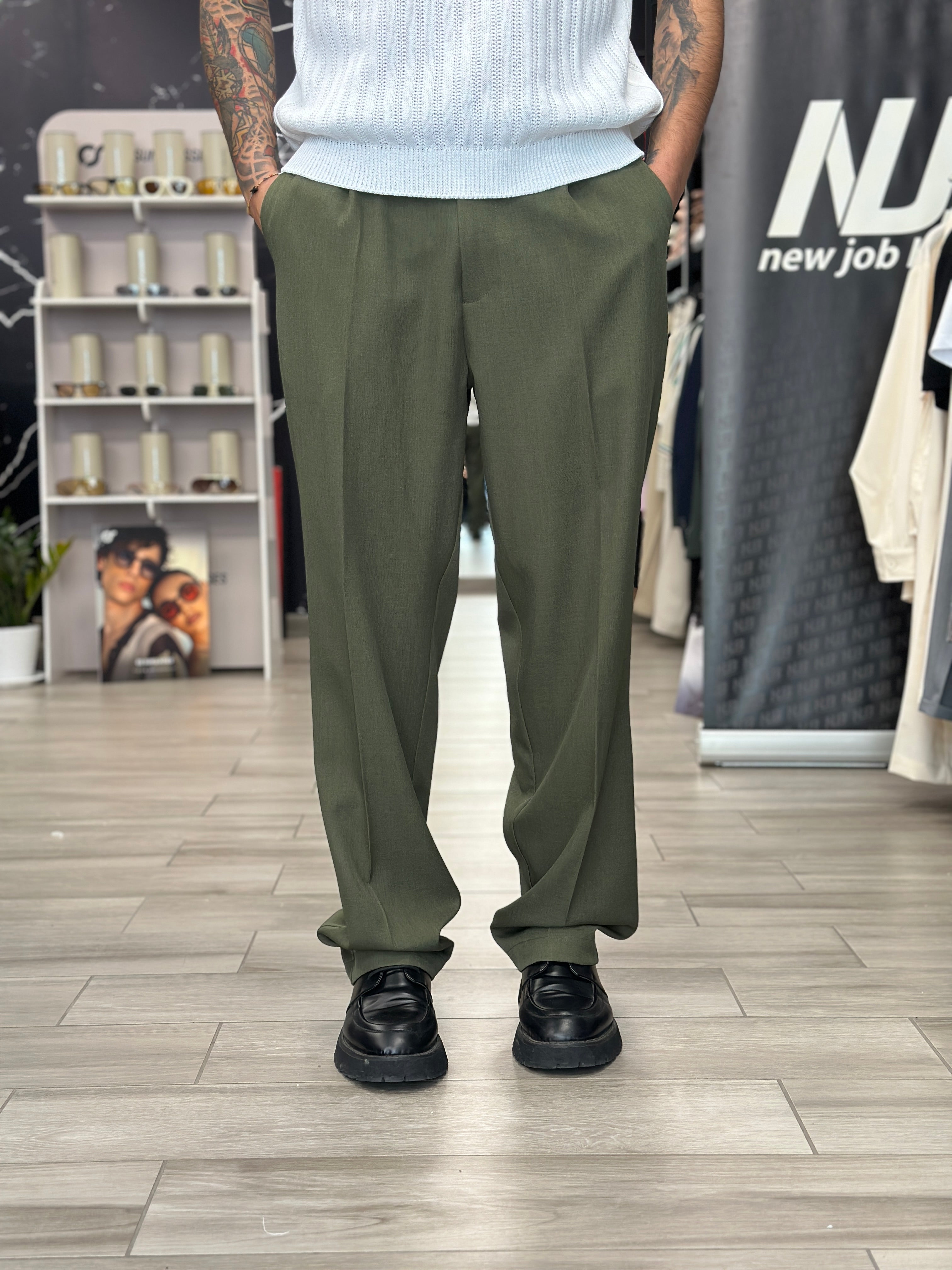 Panta fondo ampio sartoriale