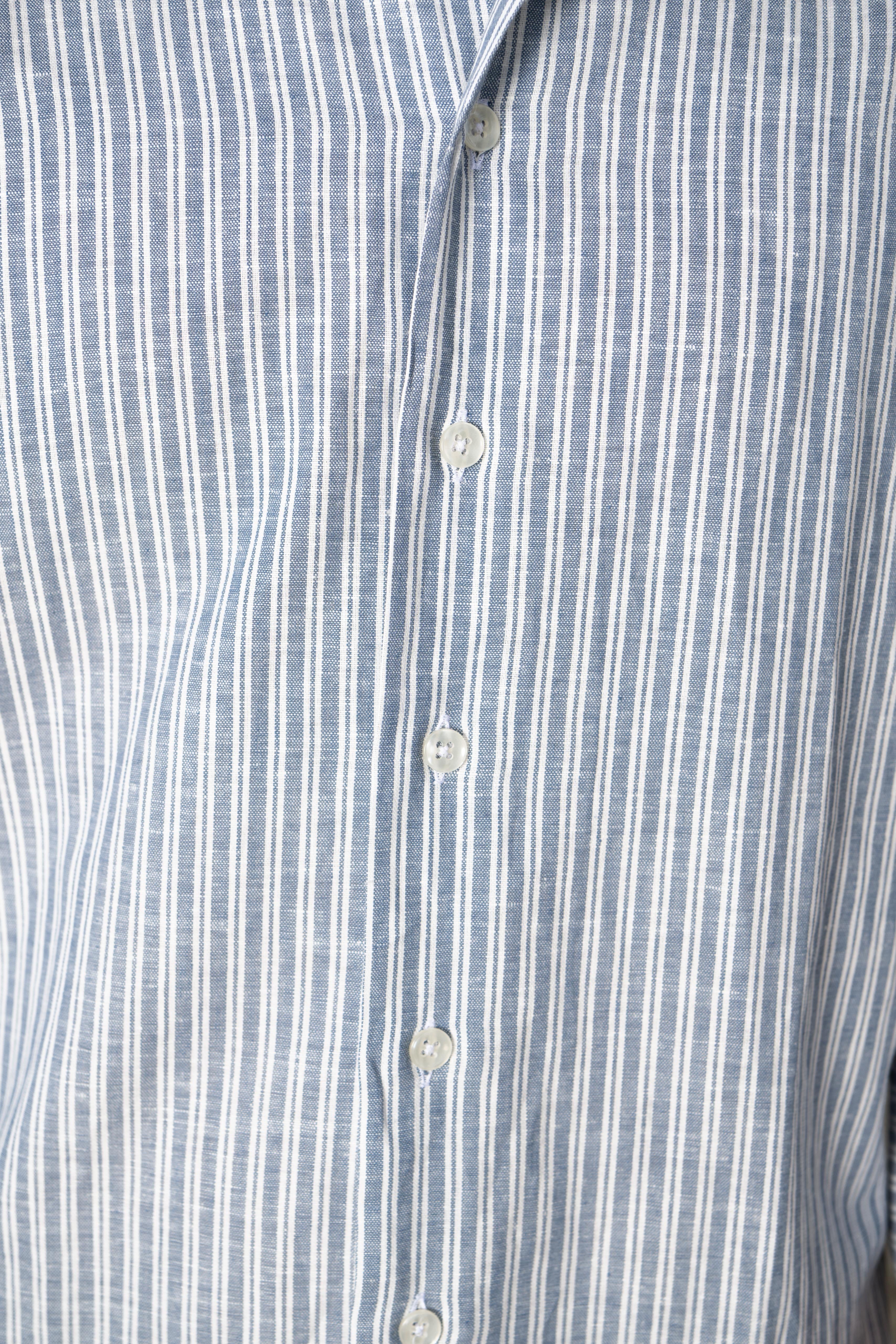 Camicia puro lino manica 3/4