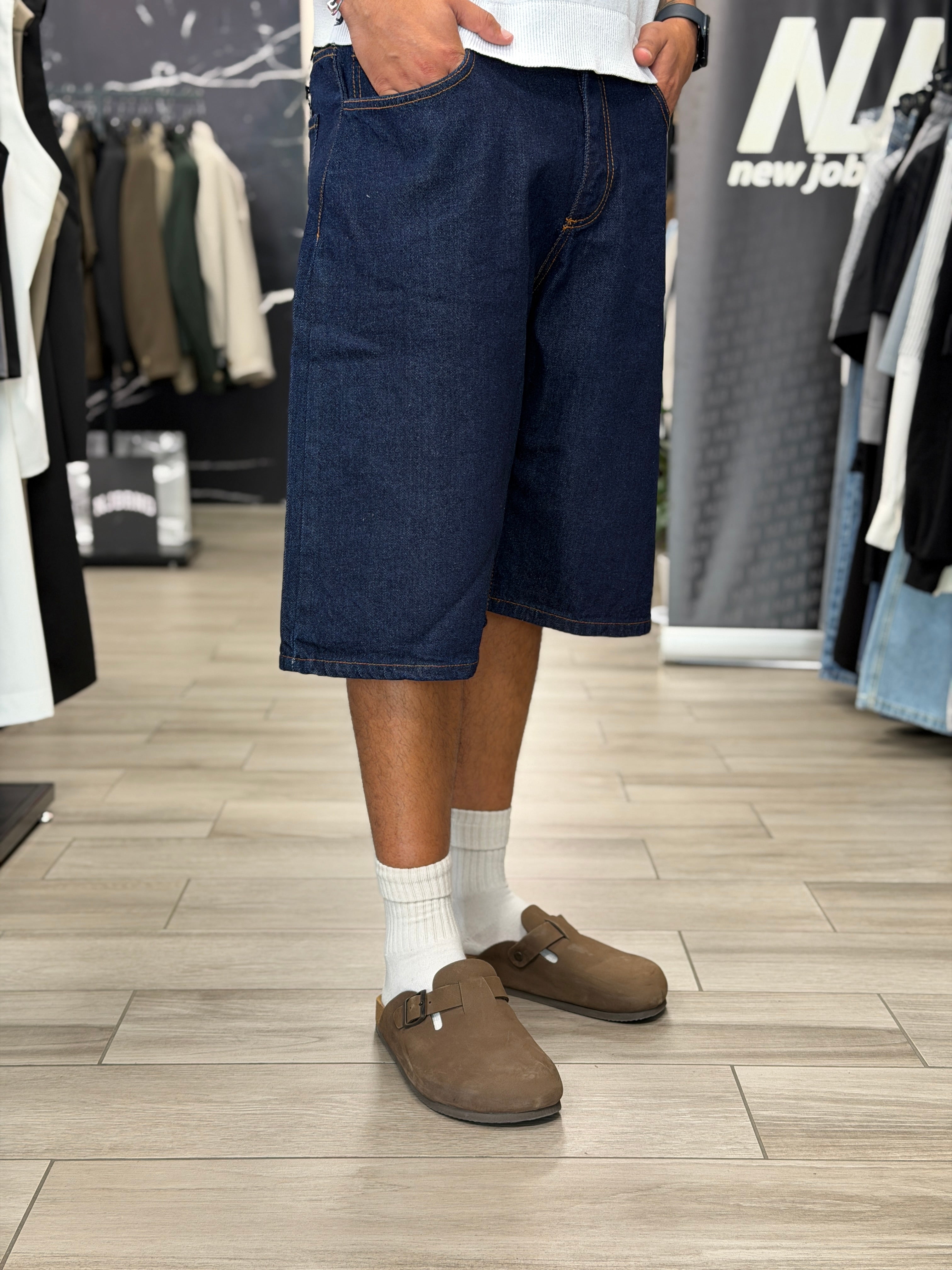 Bermuda denim baggy zero NJB