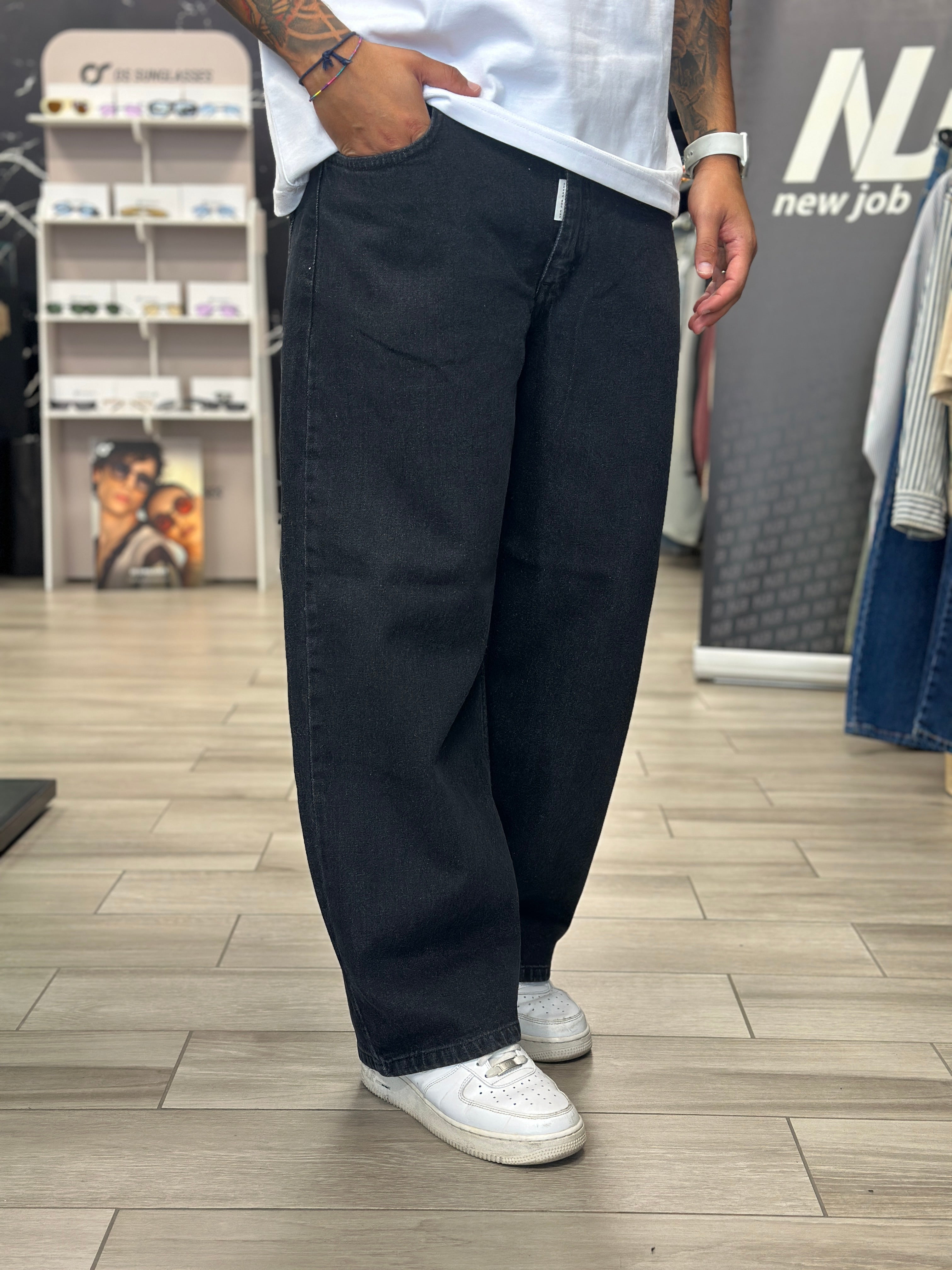 Jeans balen black NJB