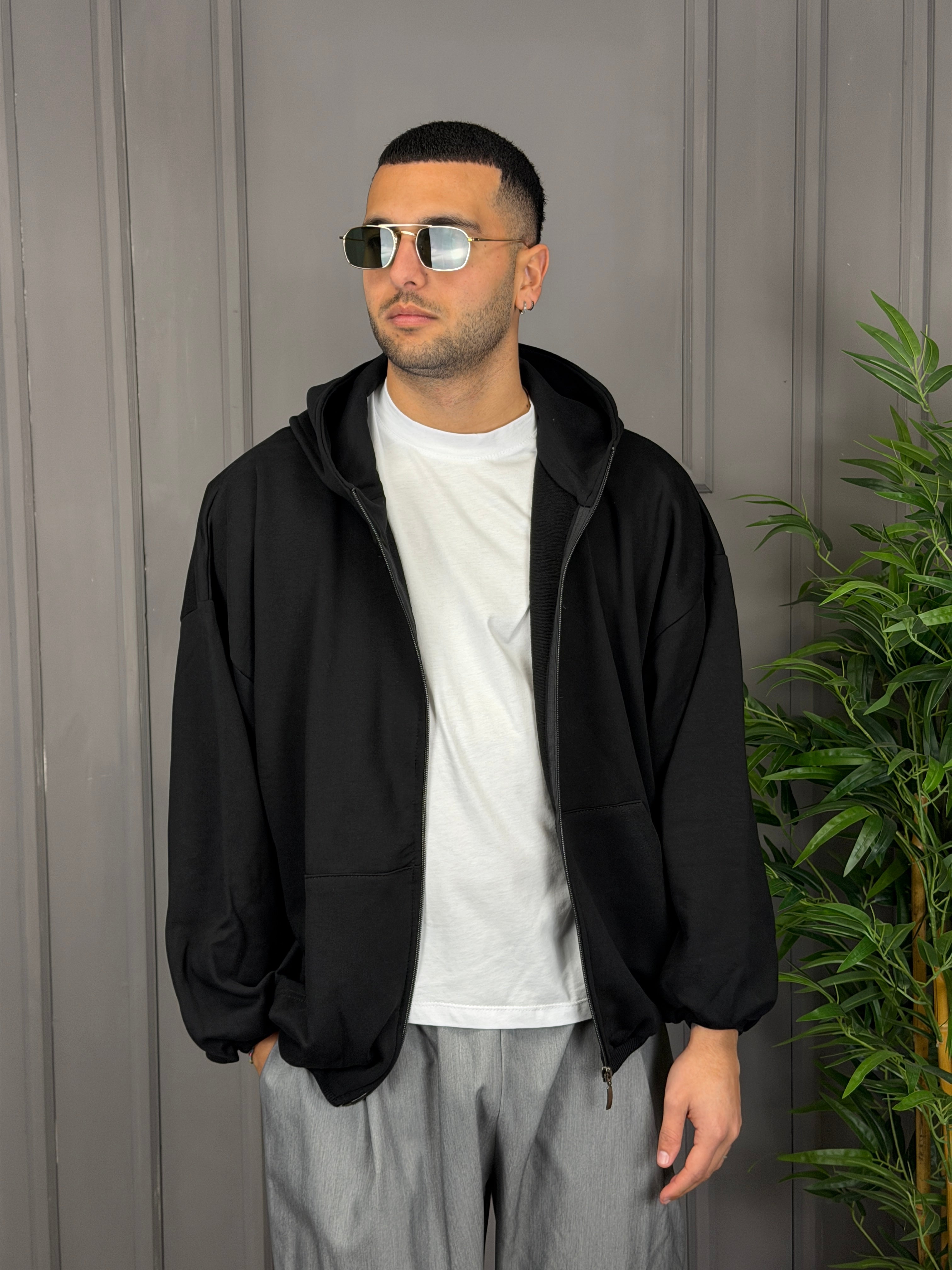 Felpa zip Berlino NJB