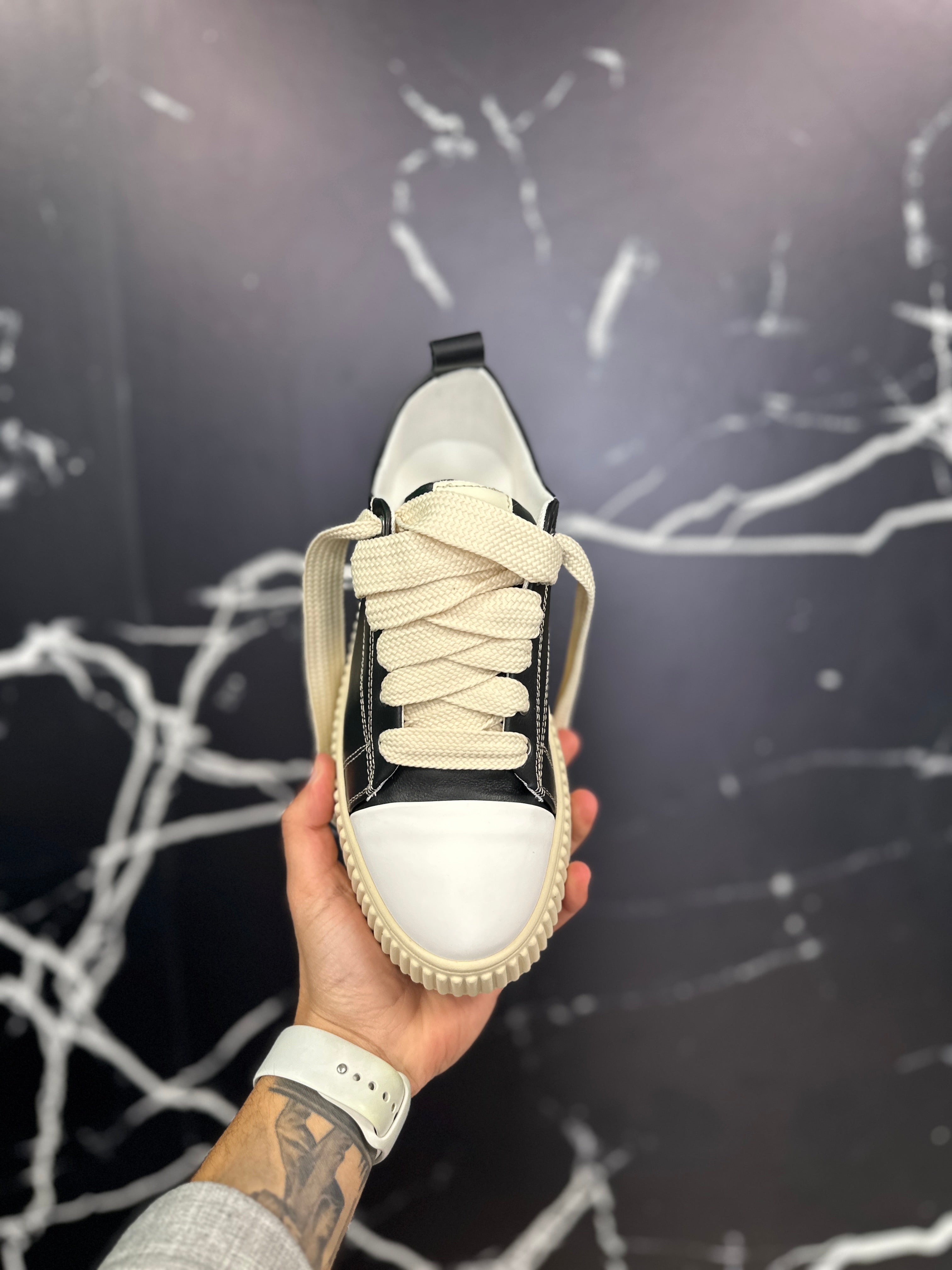 Sneakers megan in pelle