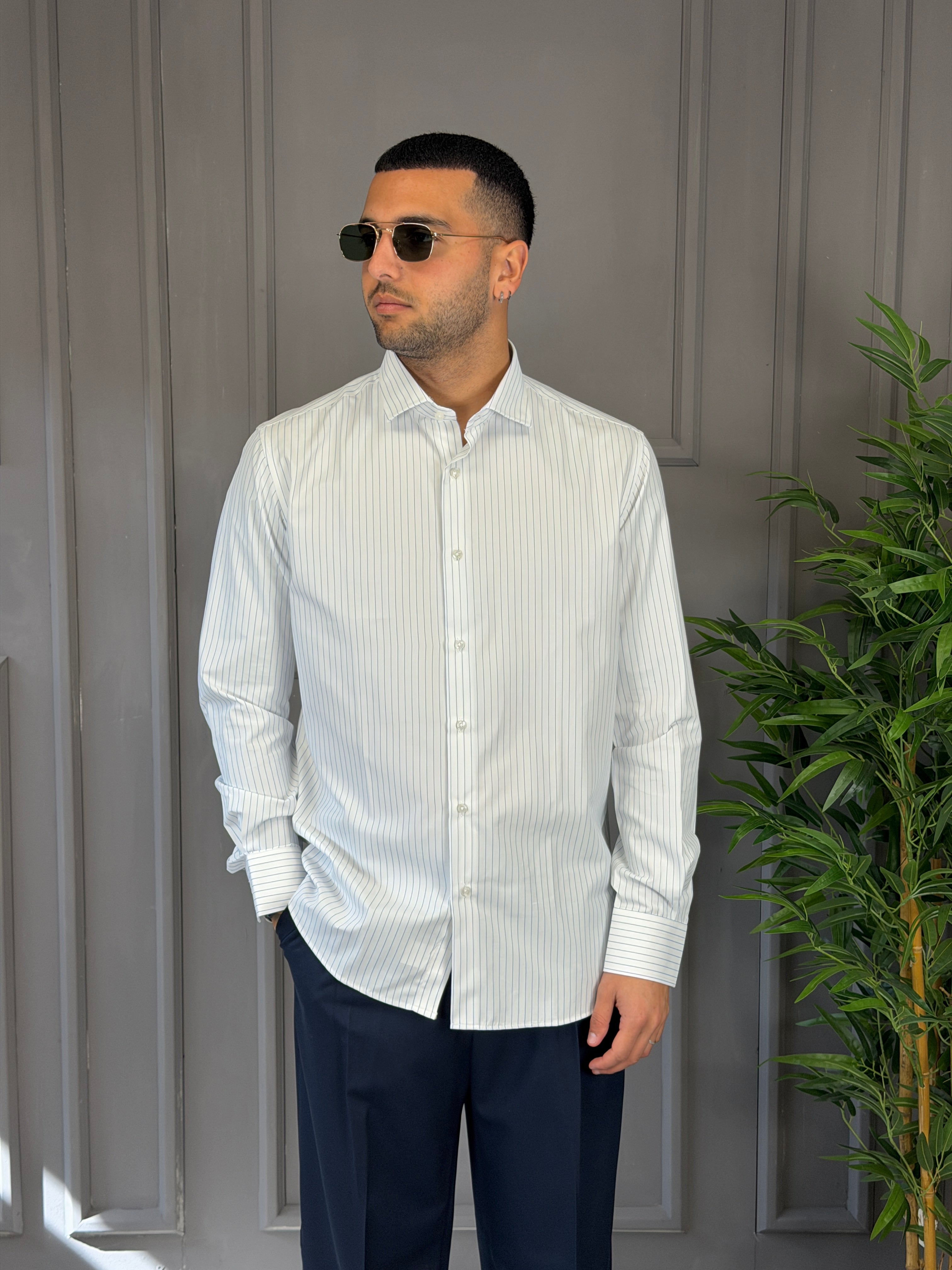 Camicia sartoriale rigata