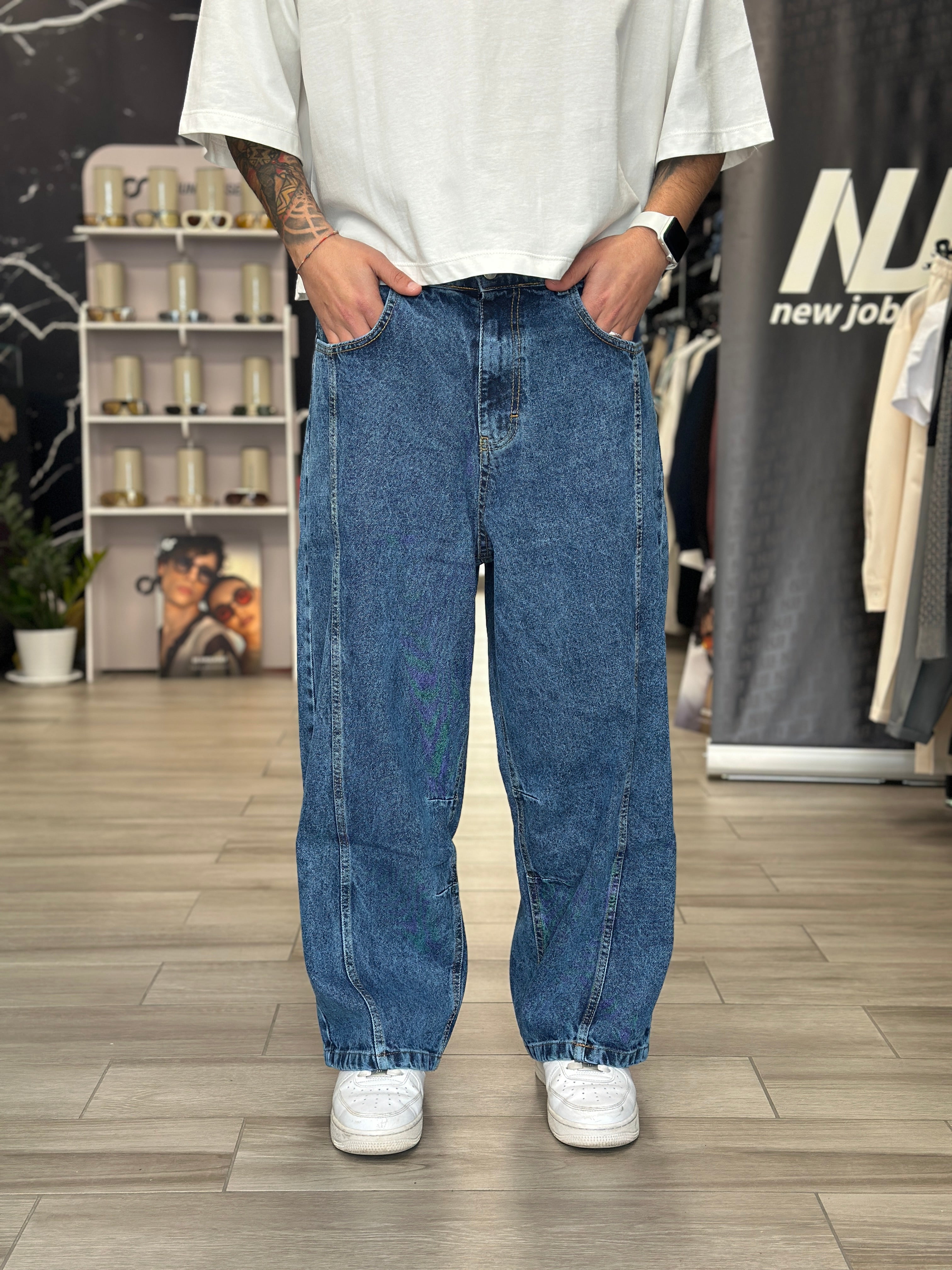 Jeans wide leg marmo NJB