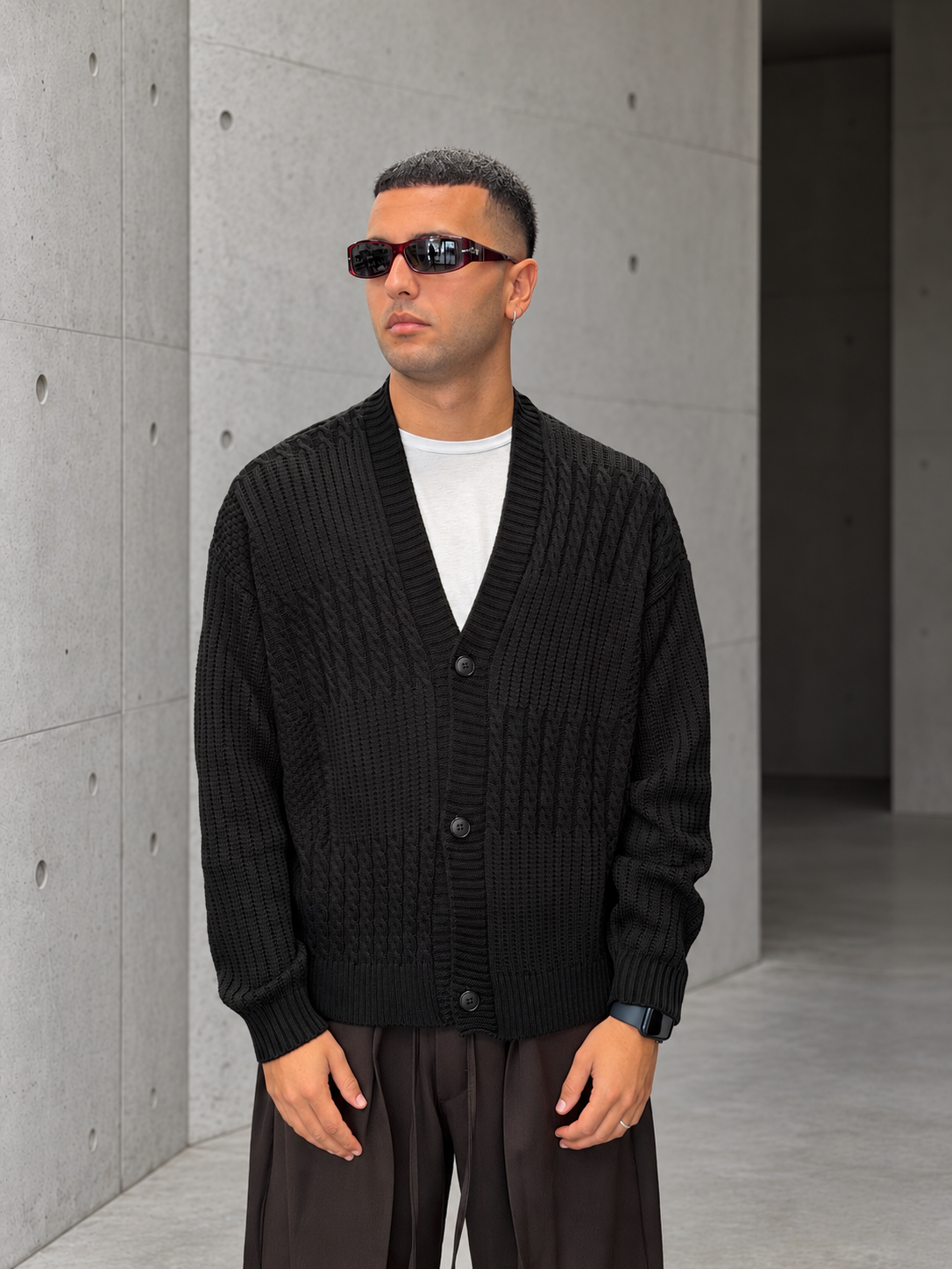 Cardigan sciallato NJB
