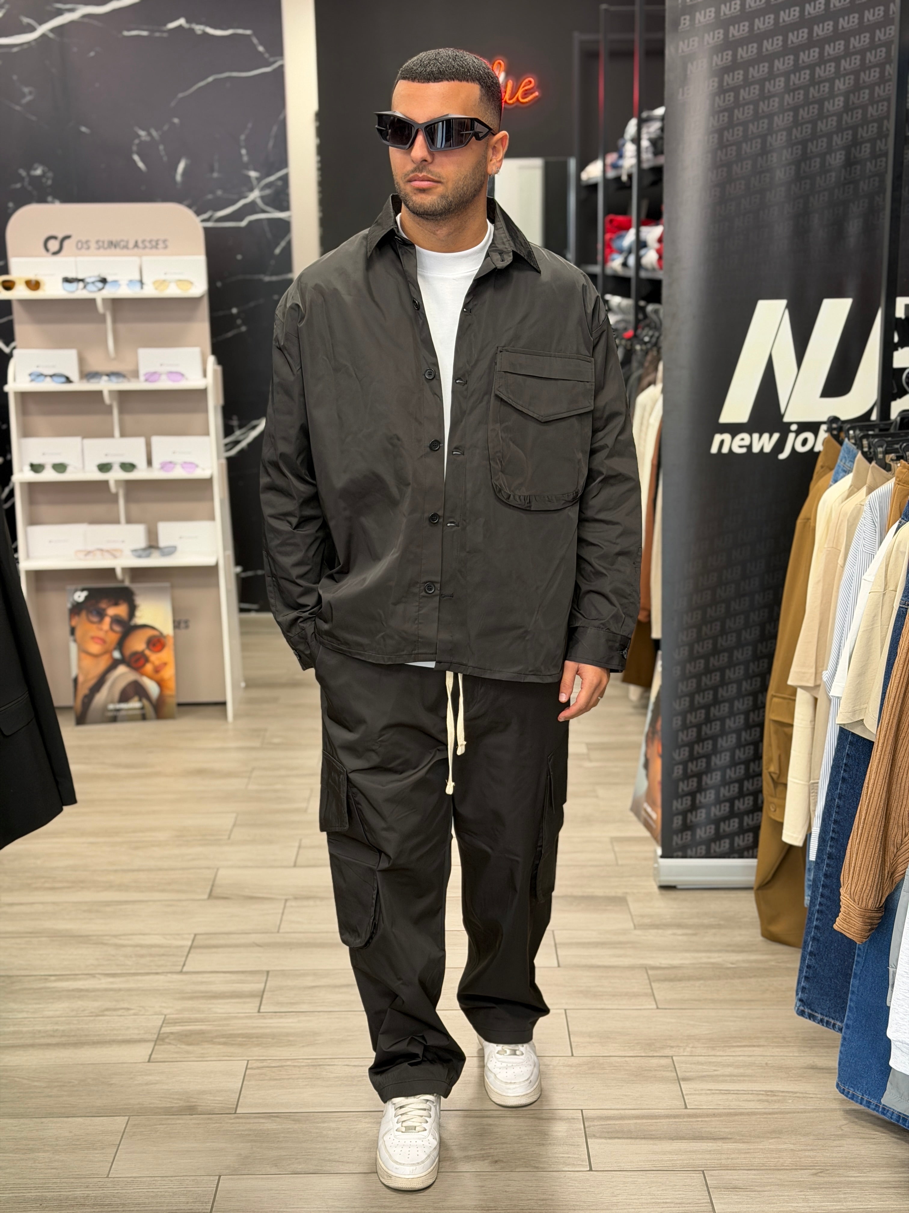 Coordinato tessuto tecnico ESSENCE NOIR