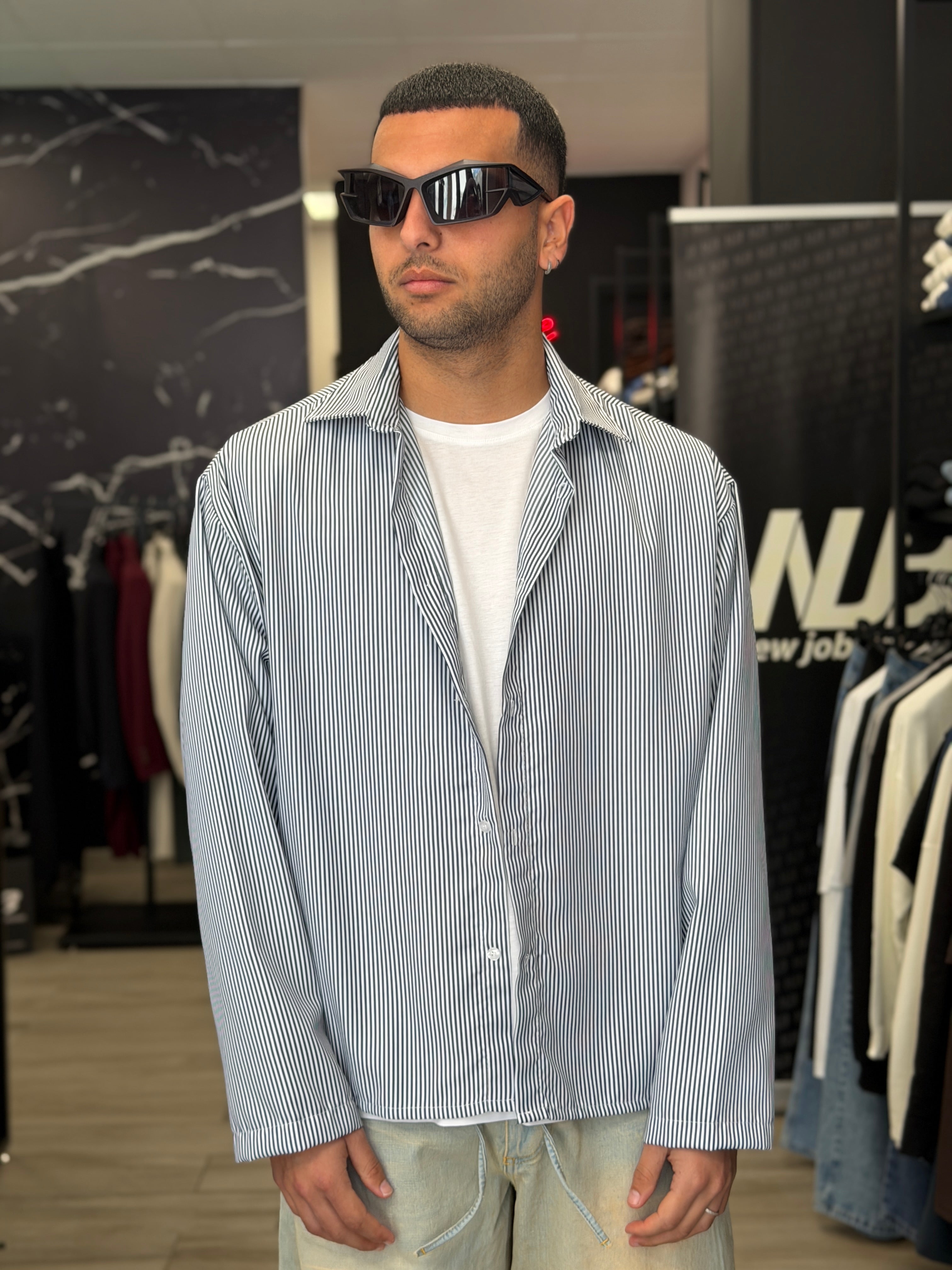 Camicia rigata over NJB