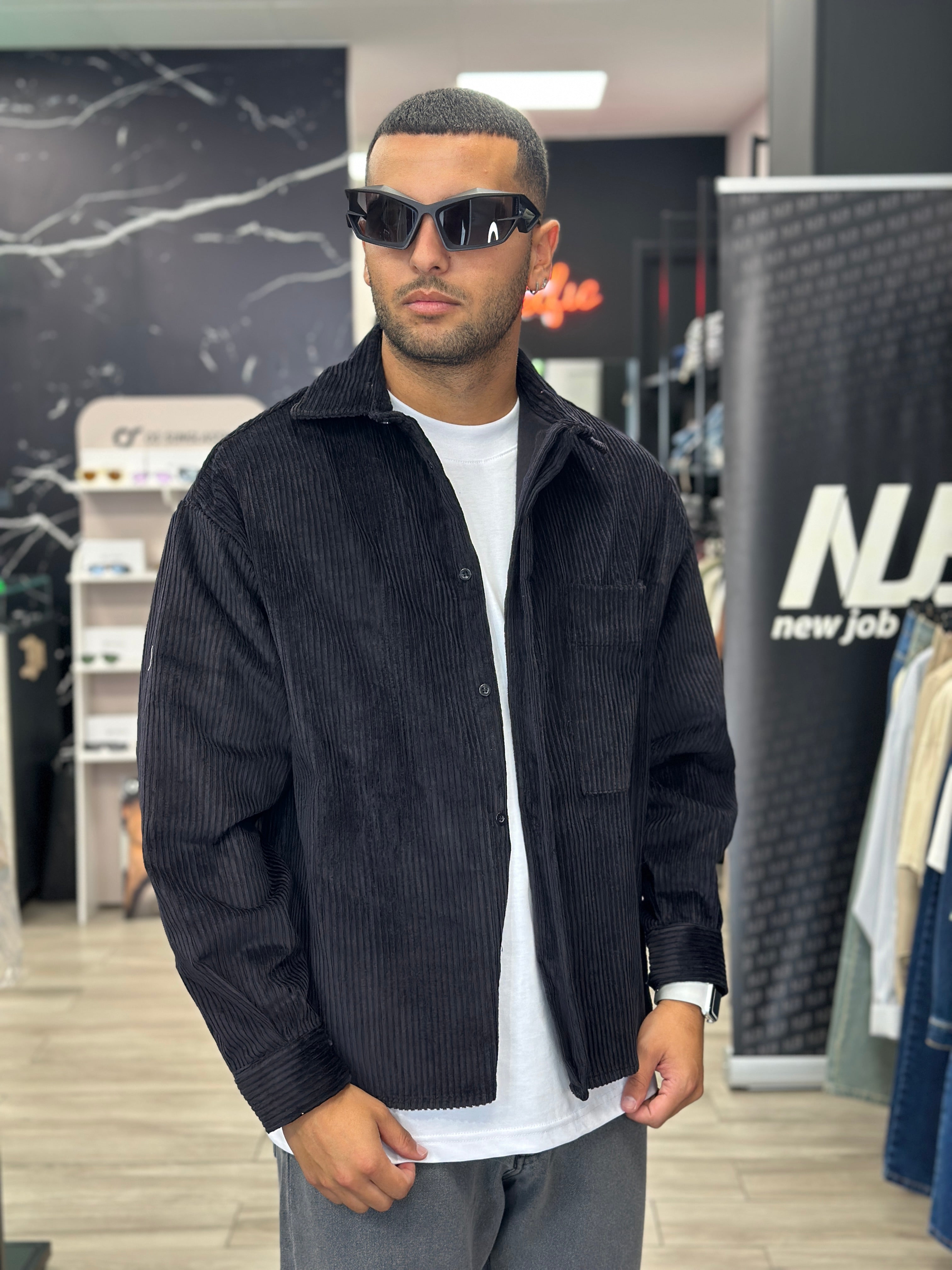 Camicia in velluto NJB