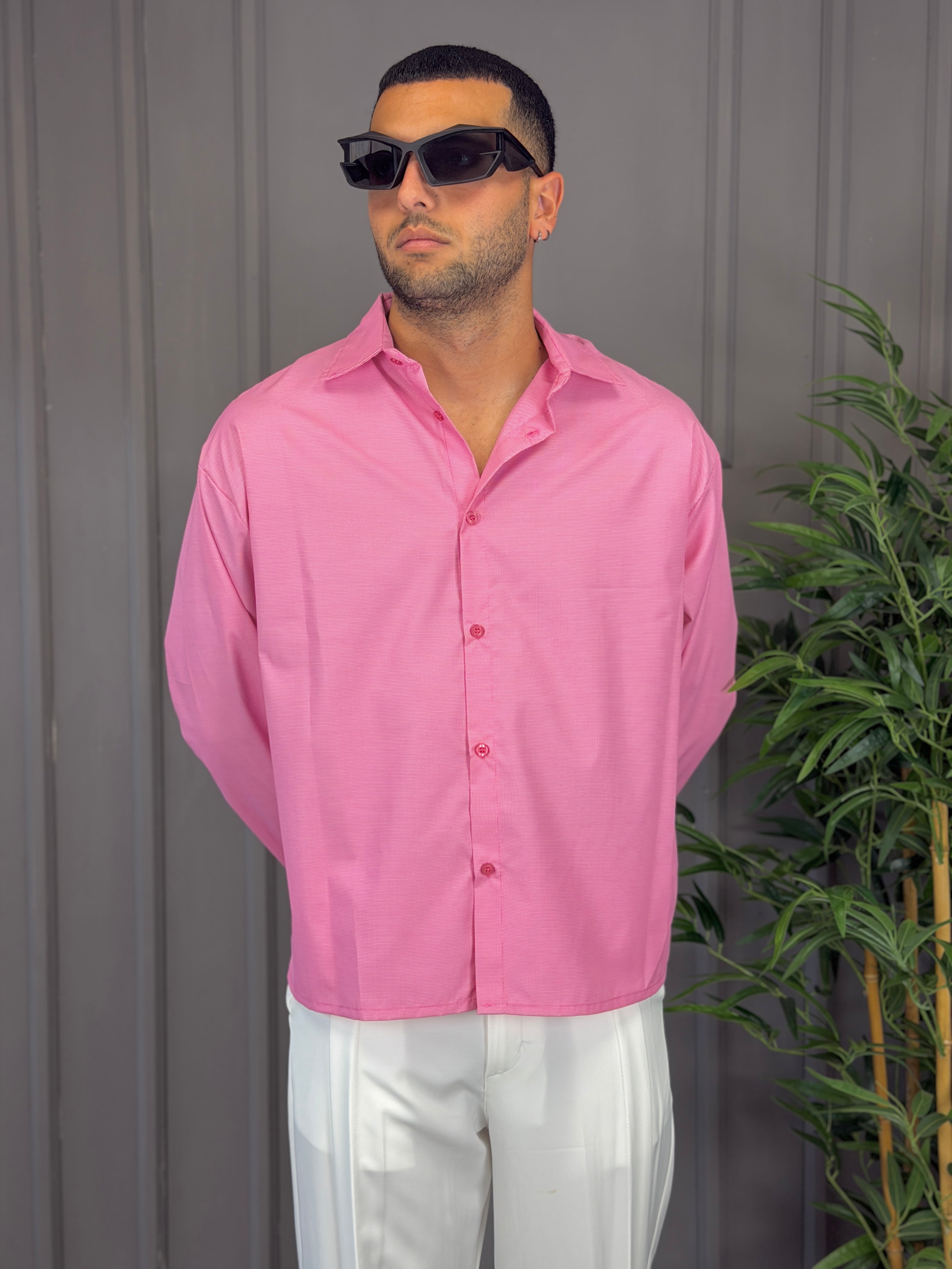 Camicia crop quadri NJB