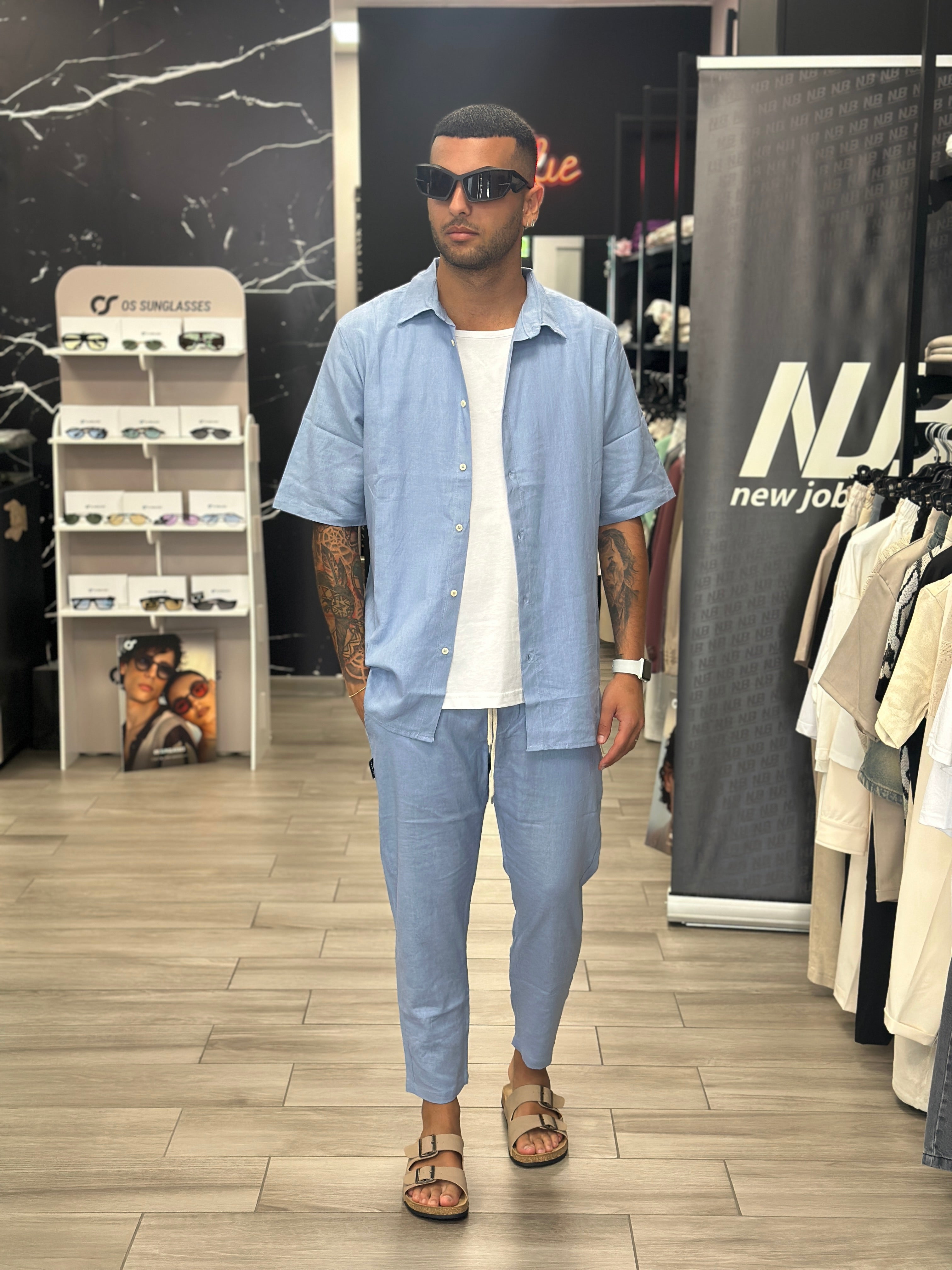 Coordinato Japan in lino NJB