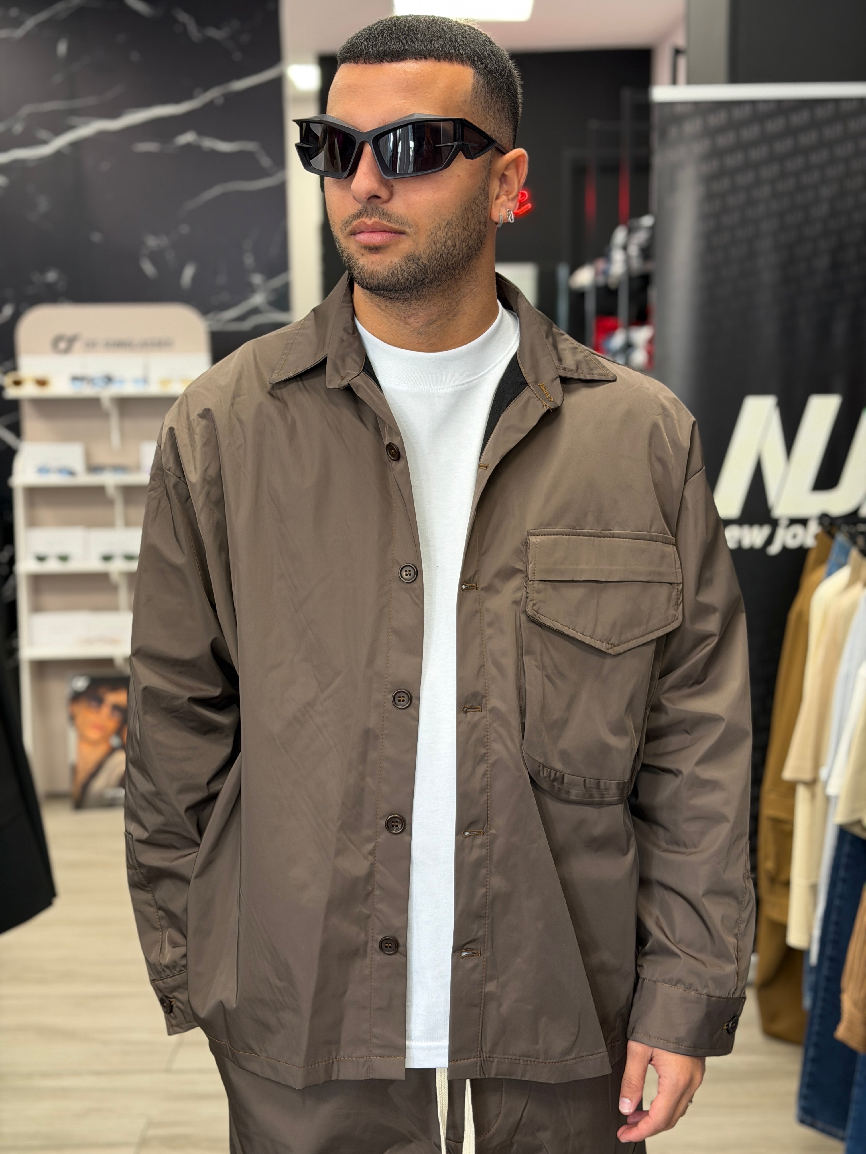 Coordinato tessuto tecnico ESSENCE NOIR