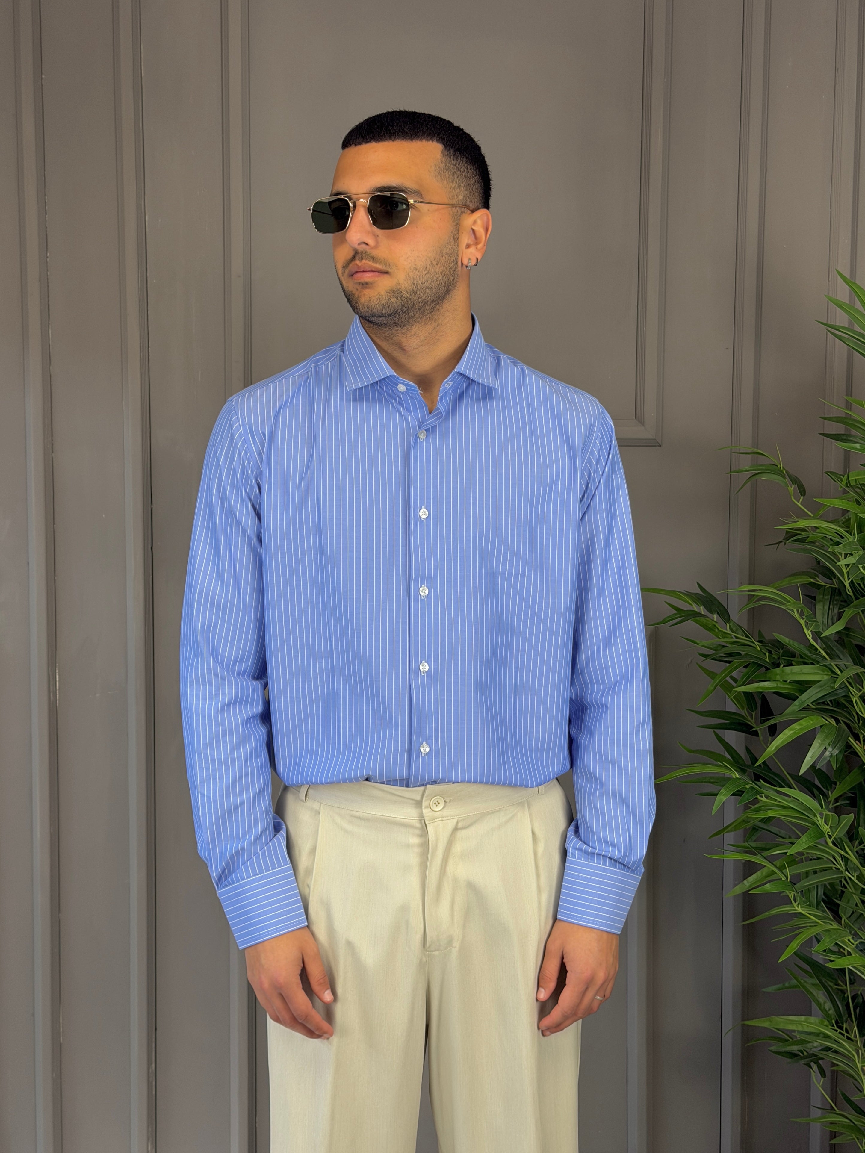 Camicia sartoriale rigata