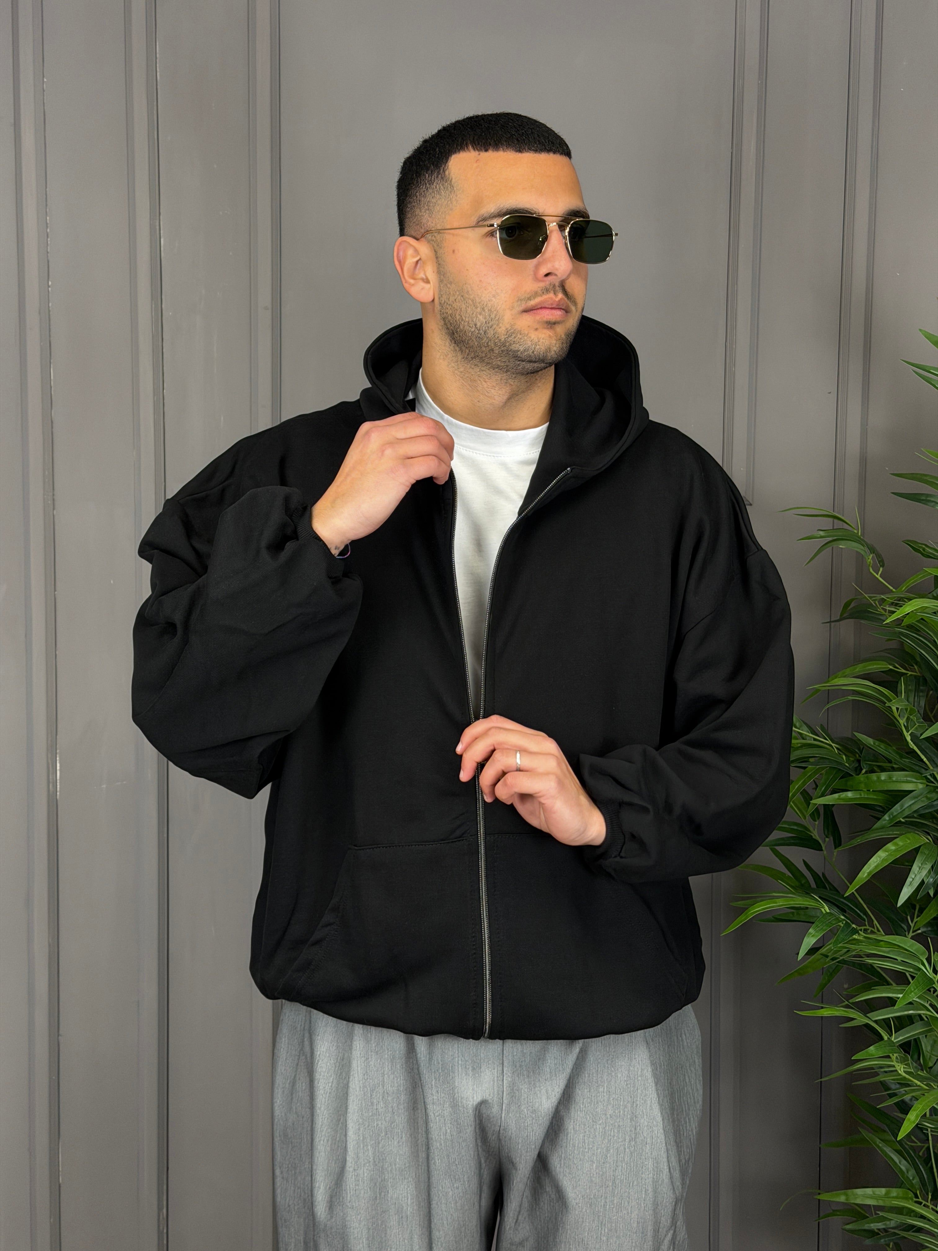 Felpa zip Berlino NJB