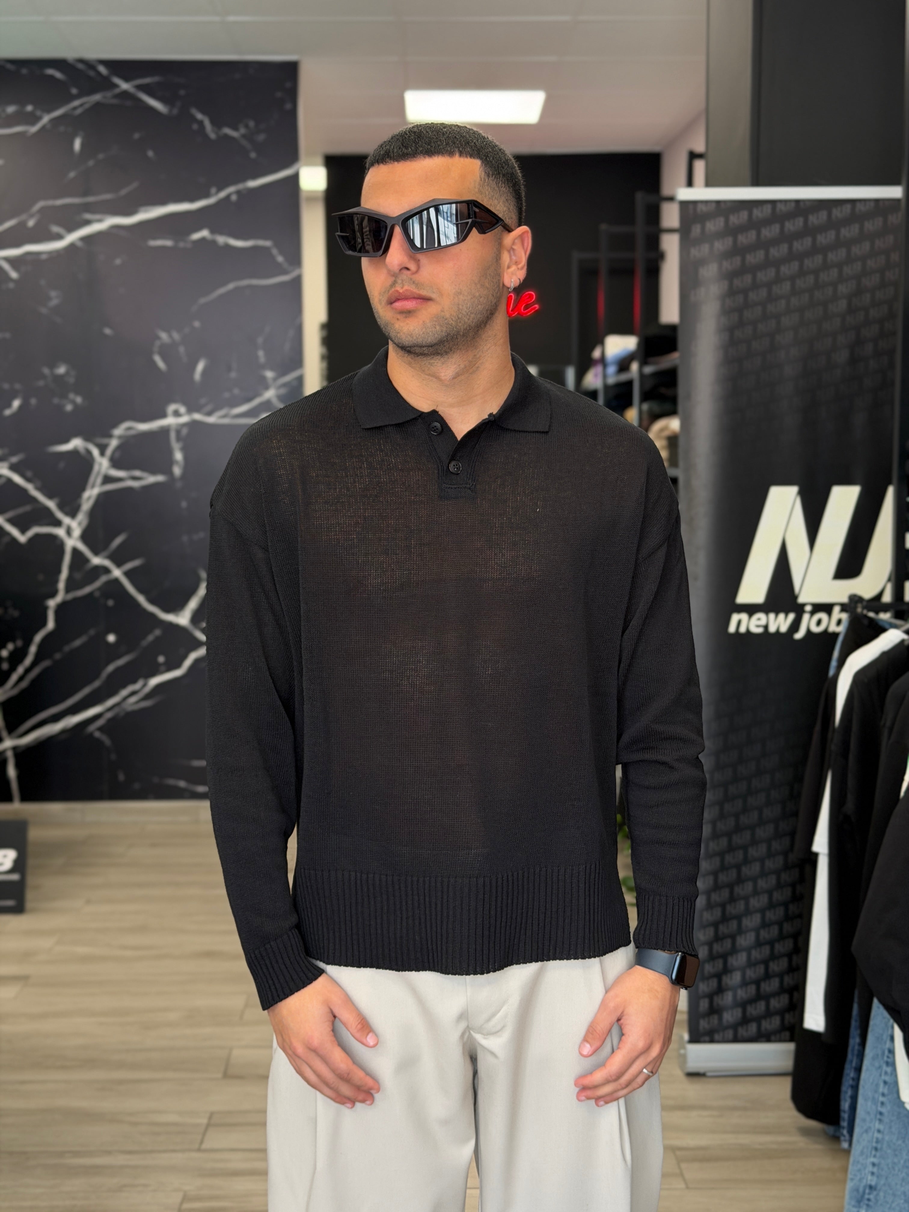 Polo crop rasata NJB