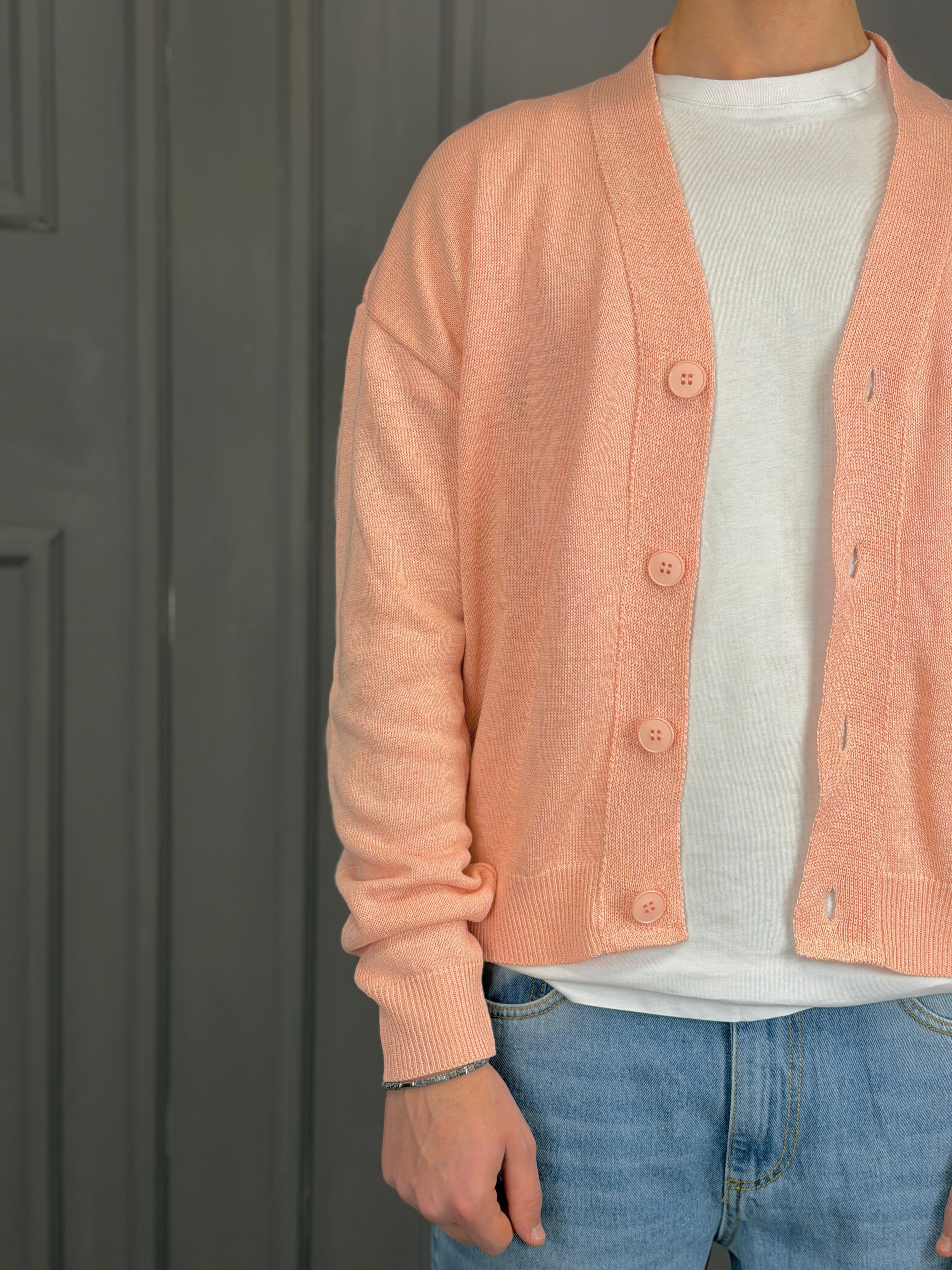 Cardigan crop rasato NJB