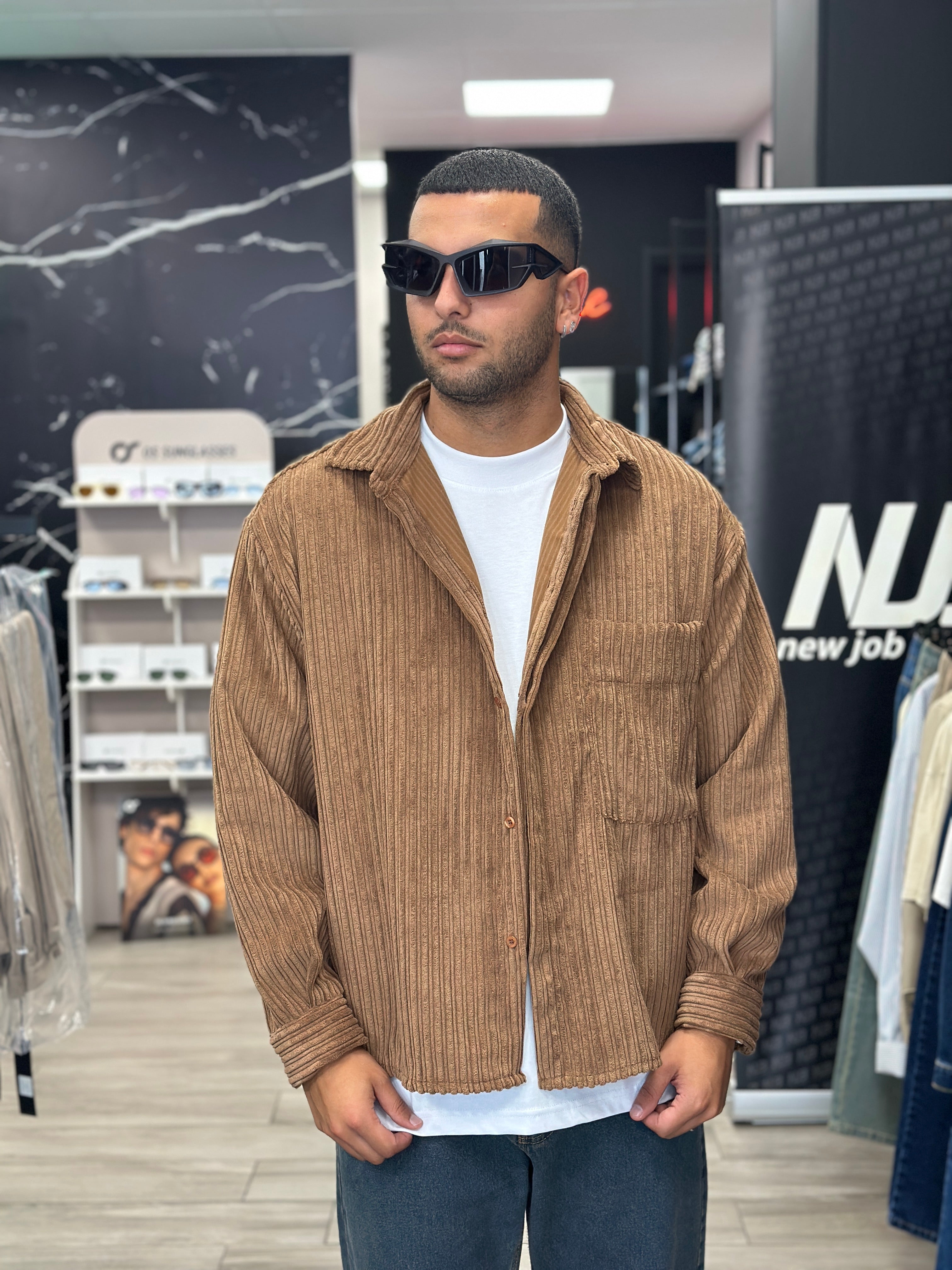 Camicia in velluto NJB