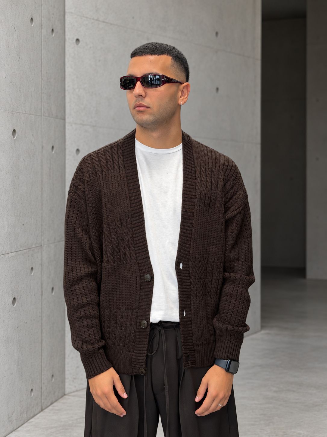 Cardigan sciallato NJB