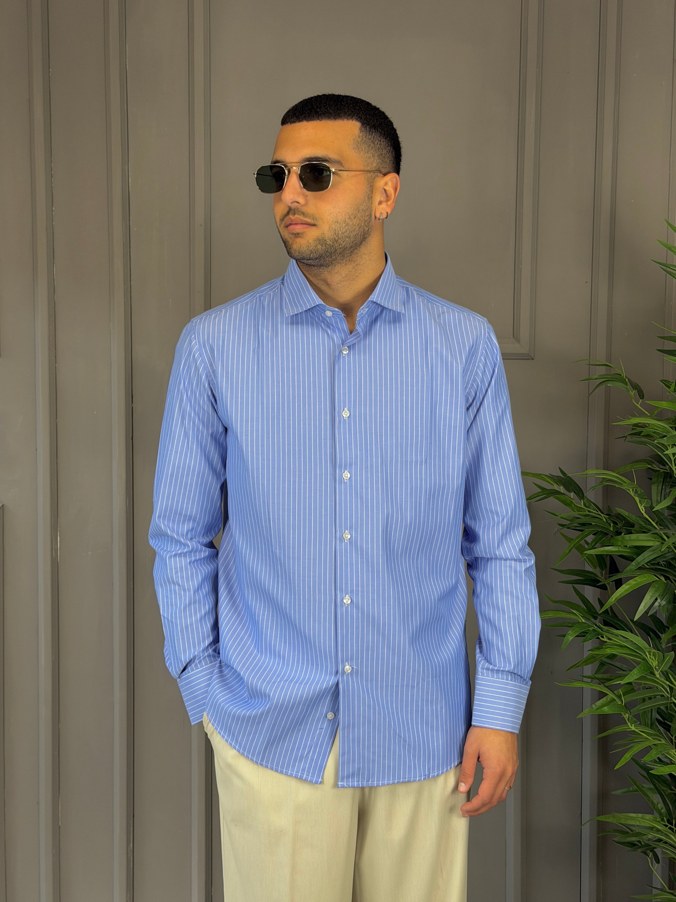 Camicia sartoriale rigata