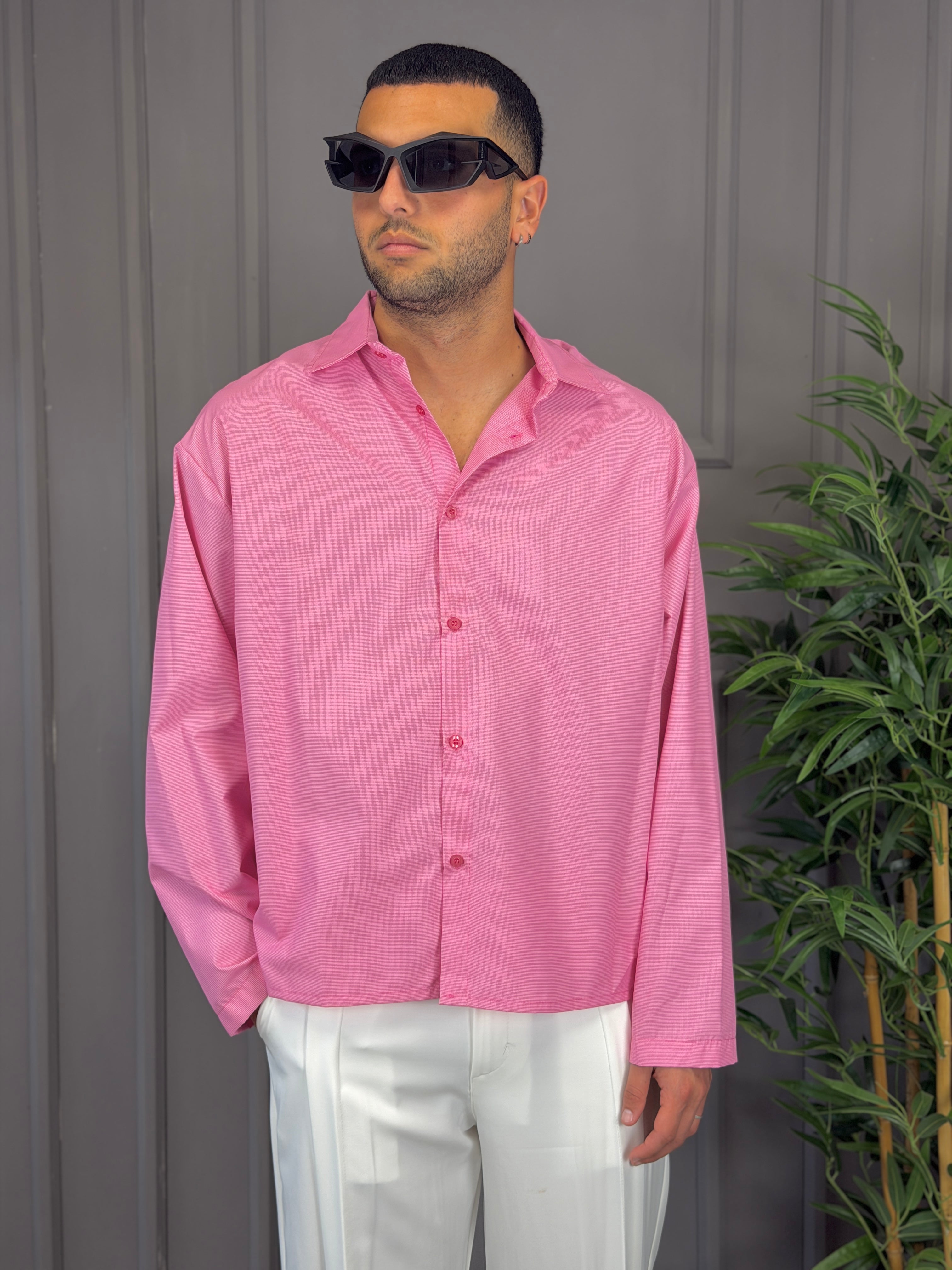 Camicia crop quadri NJB